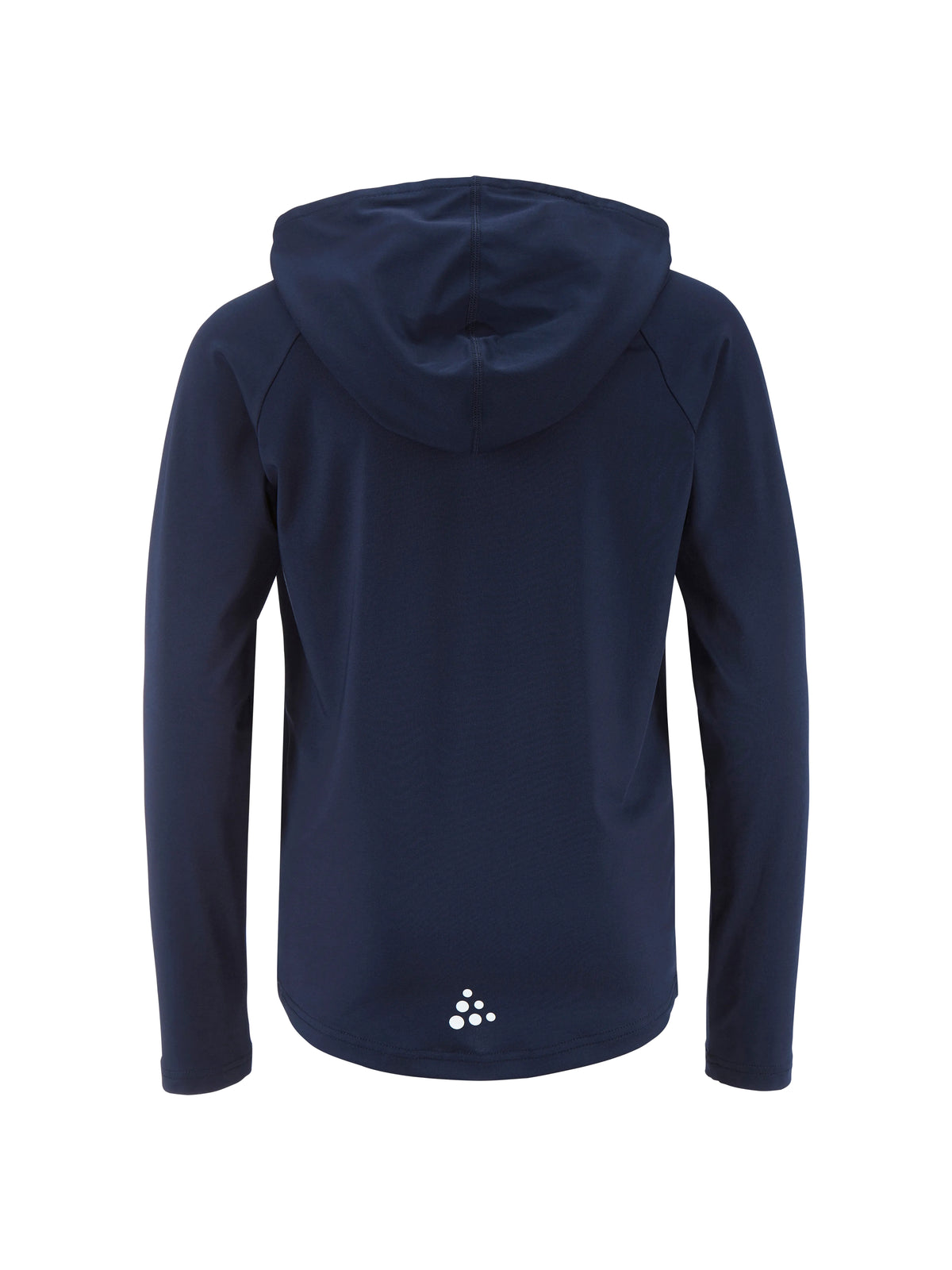 Craft Ability Long Sleeve Hood Junior in Navy, Rückansicht