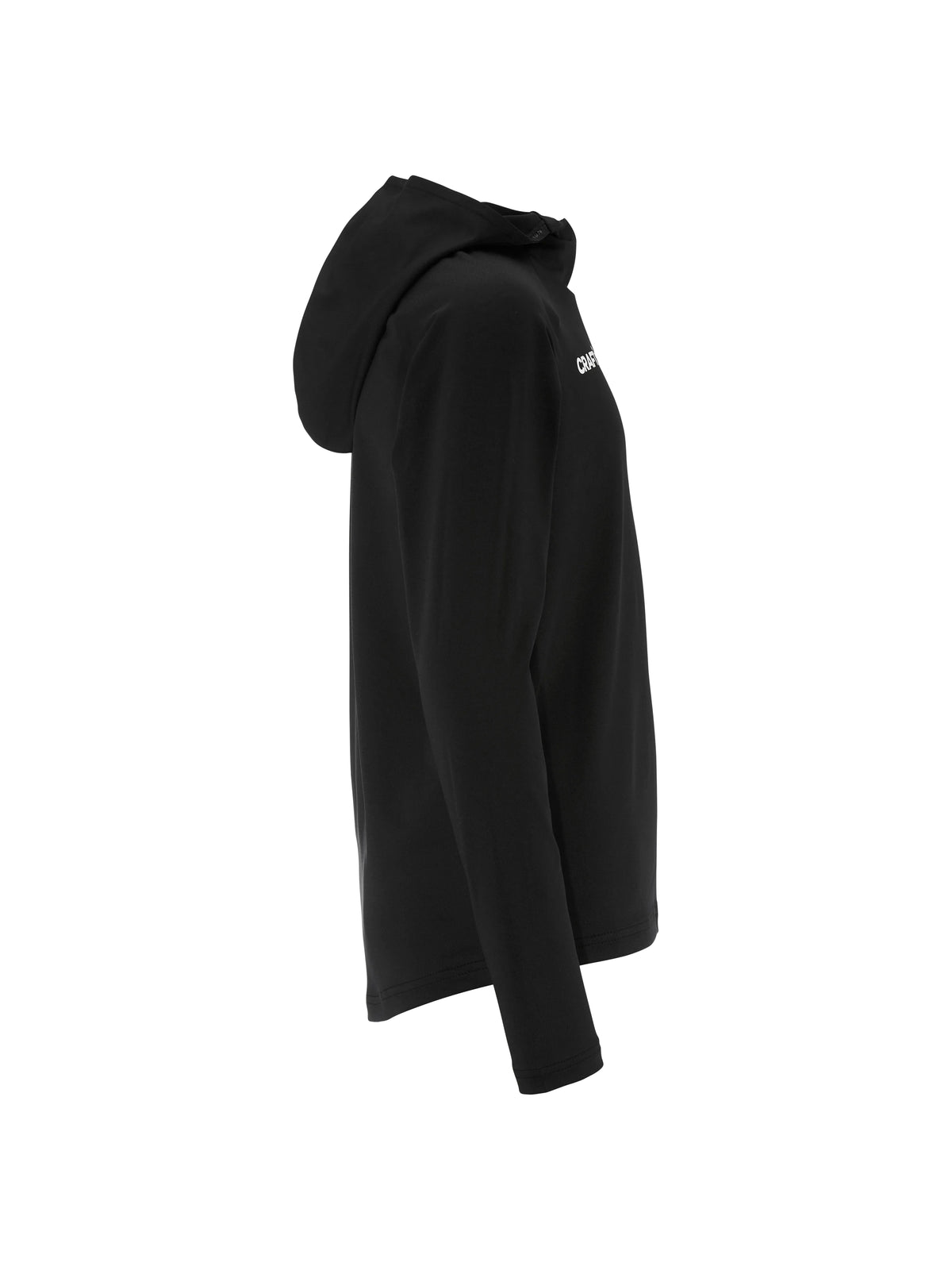 Craft Ability Long Sleeve Hood Junior in Schwarz, Seitenansicht rechts