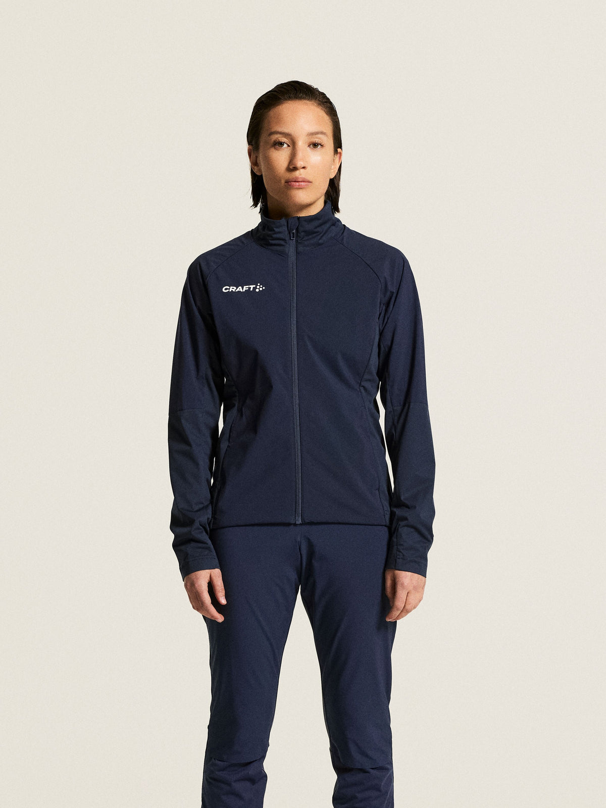 Craft Nordic Club 2.0 Jacket Damen in Dunkelblau, Detailansicht