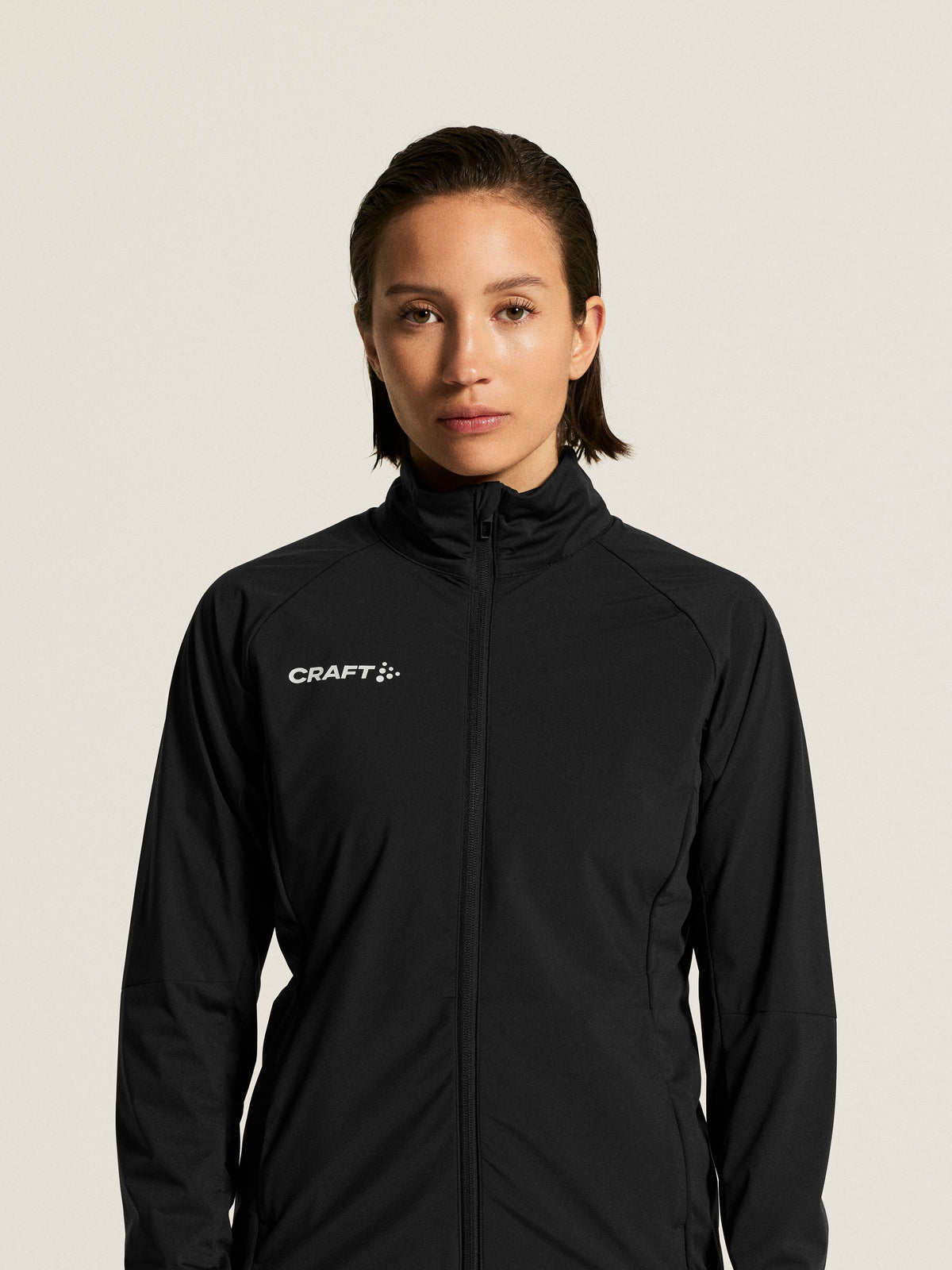 Craft Nordic Club 2.0 Jacket Damen in Schwarz, Detailansicht