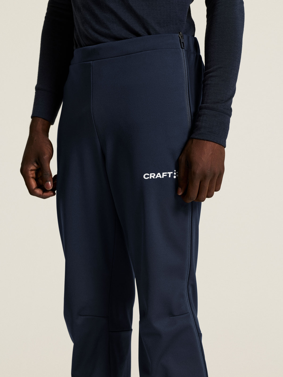Craft Nordic Club 2.0 FZ Pants Herren in Dunkelblau, Detailansicht