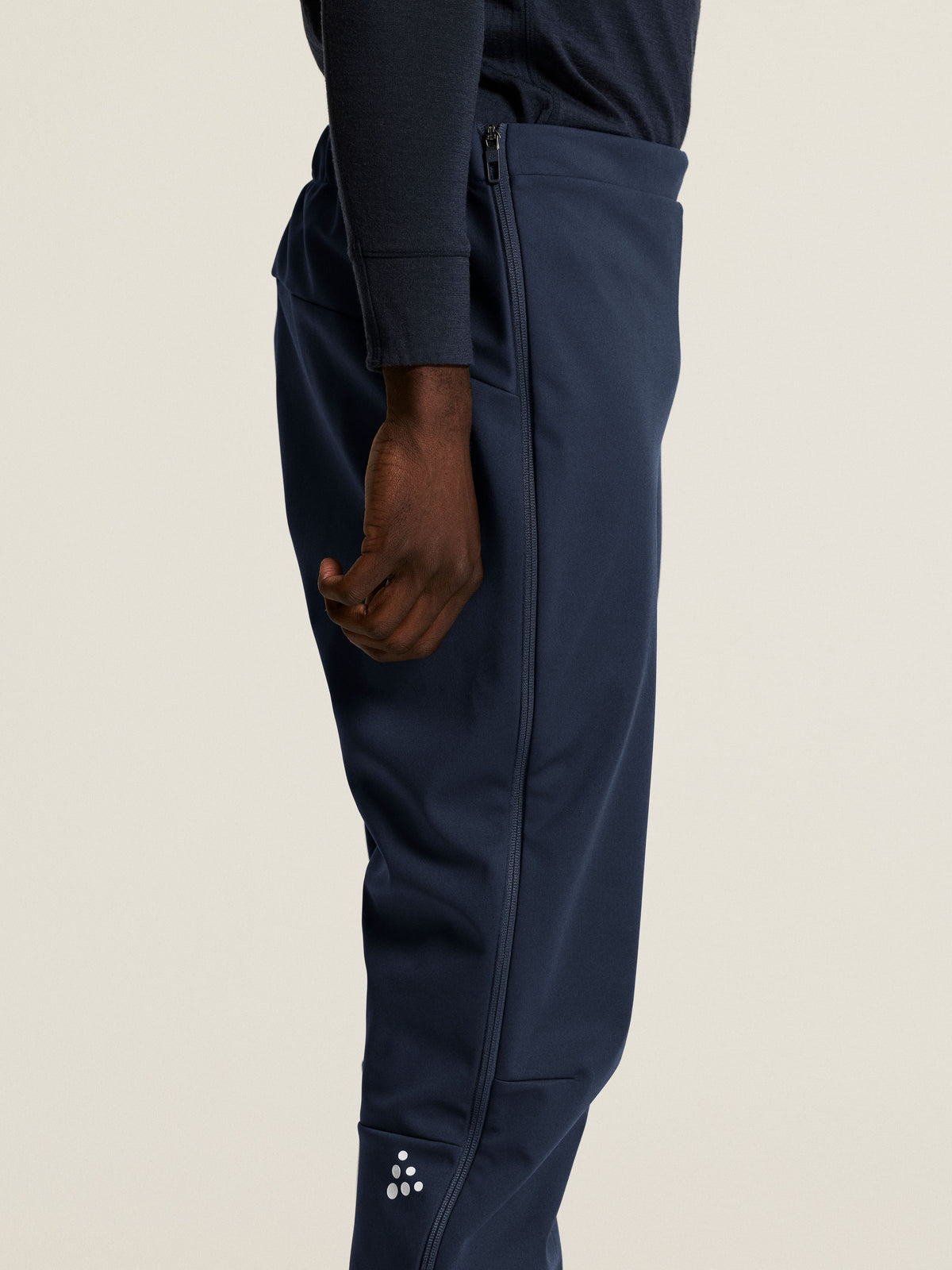 Craft Nordic Club 2.0 FZ Pants Herren in Dunkelblau, Detailansicht
