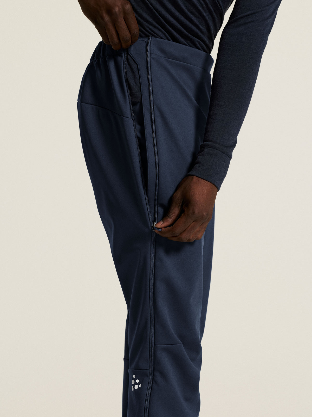 Craft Nordic Club 2.0 FZ Pants Herren in Dunkelblau, Detailansicht