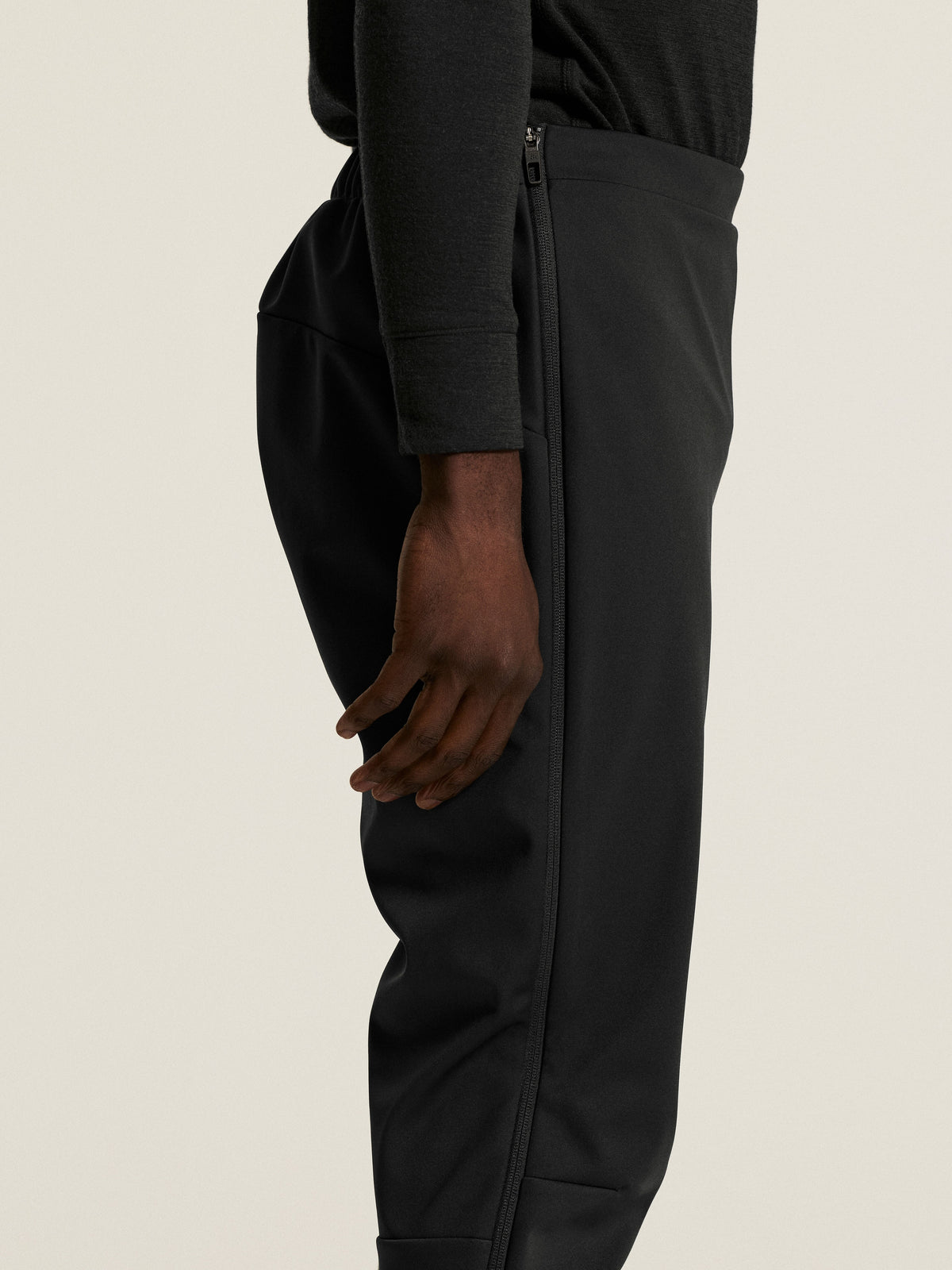 Craft Nordic Club 2.0 FZ Pants Herren in Schwarz, Detailansicht