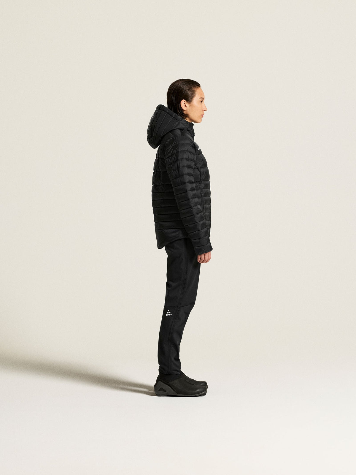 Craft Nordic Club 2.0 FZ Pants Damen in Schwarz, Detailansicht