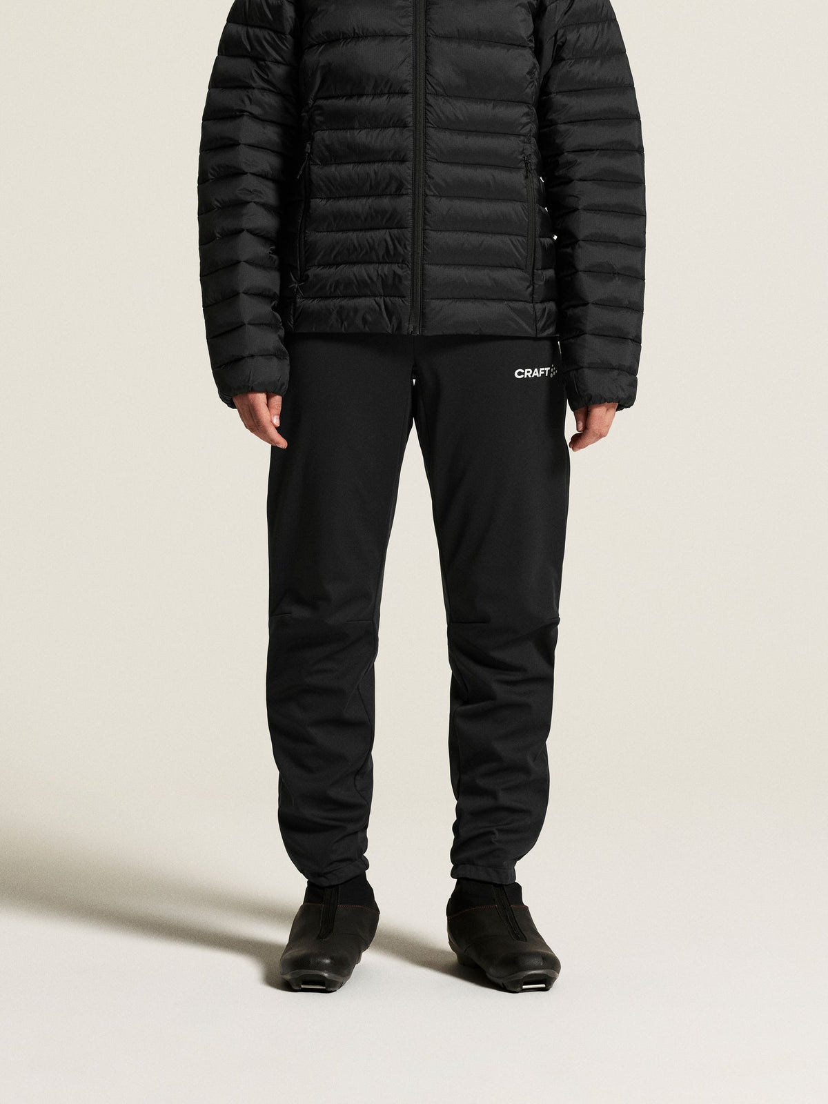 Craft Nordic Club 2.0 FZ Pants Damen in Schwarz, Detailansicht