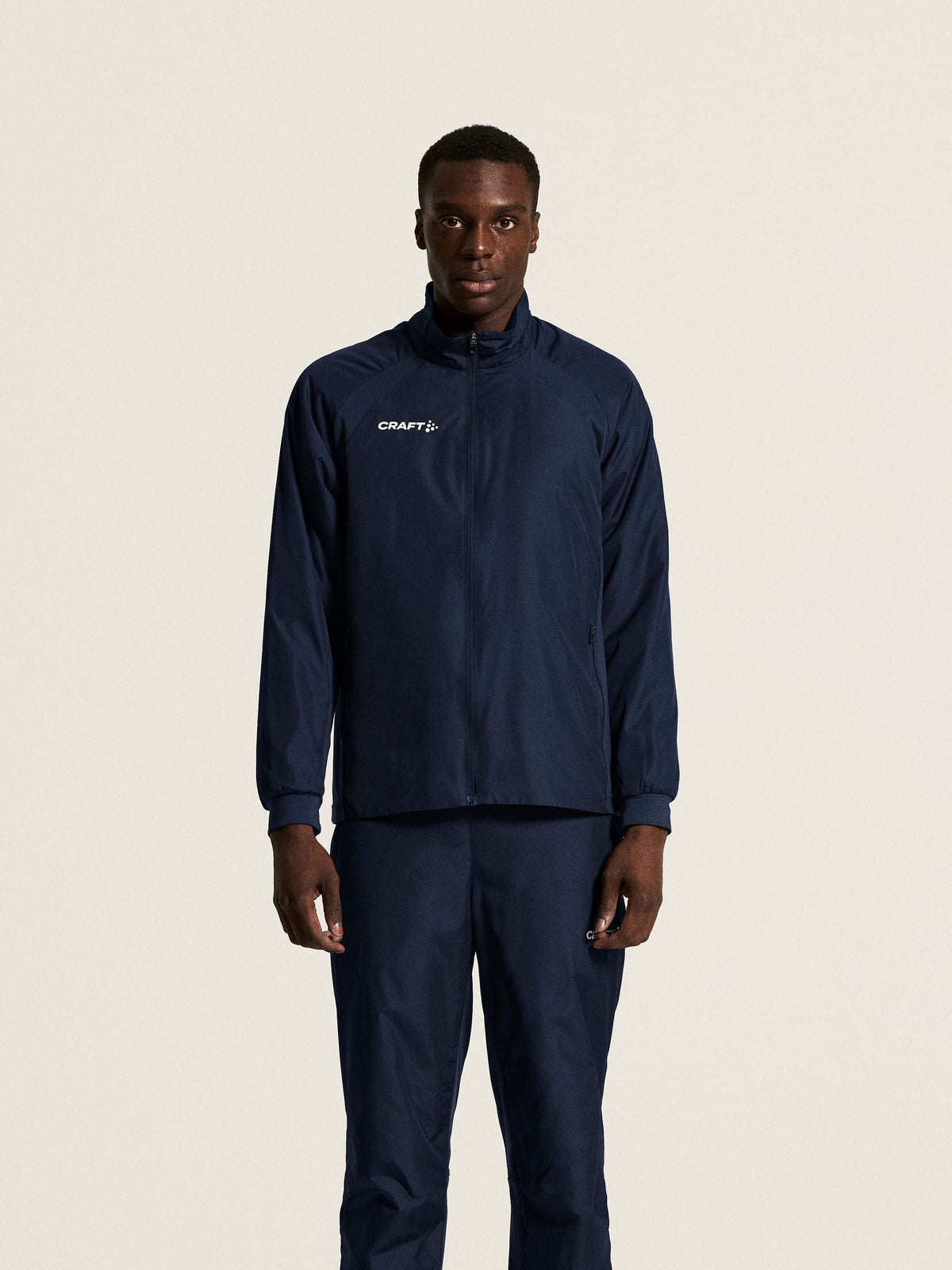Craft Ability Warm Jacket Unisex in Navy, Detailansicht