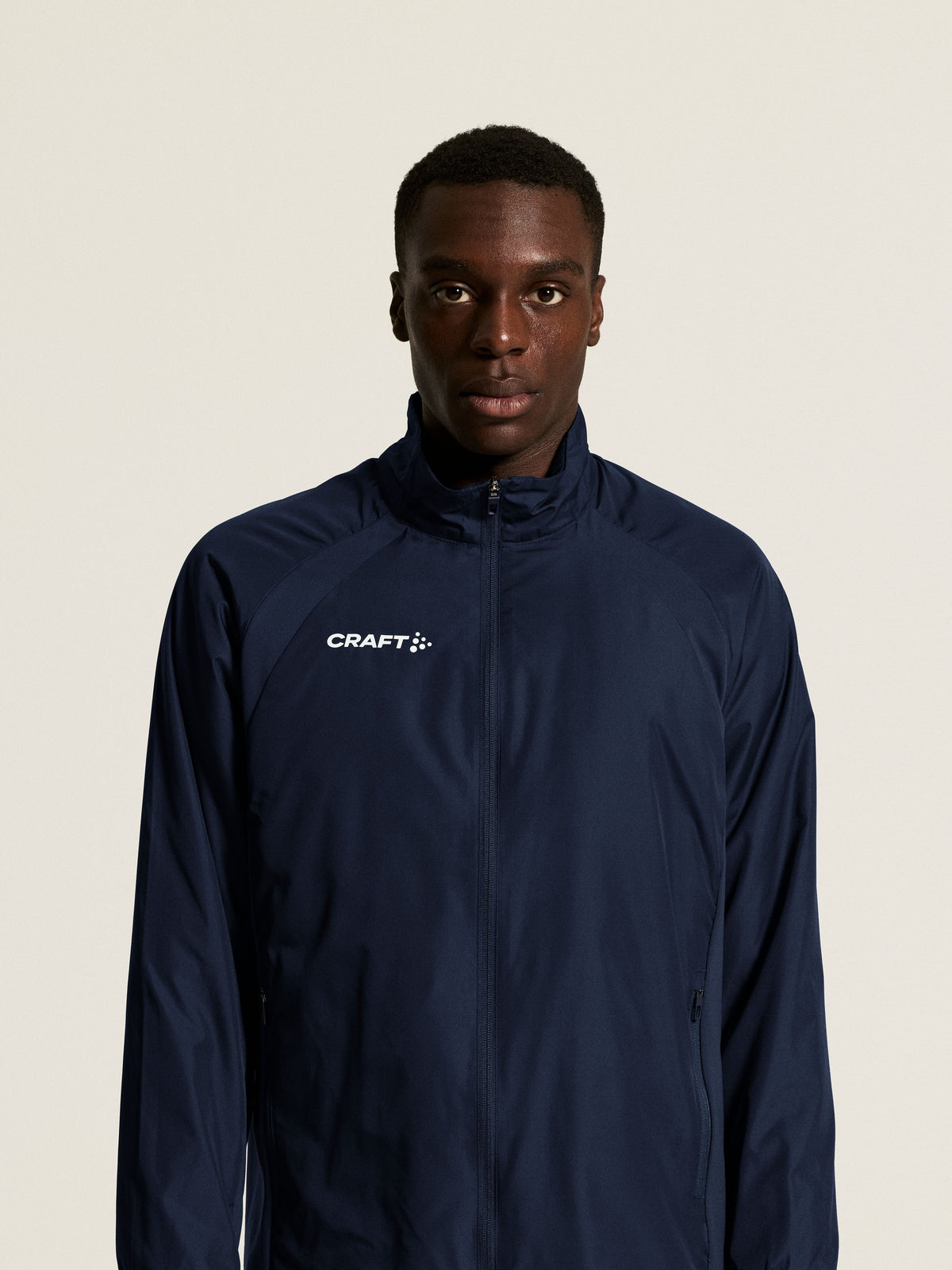 Craft Ability Warm Jacket Unisex in Navy, Detailansicht