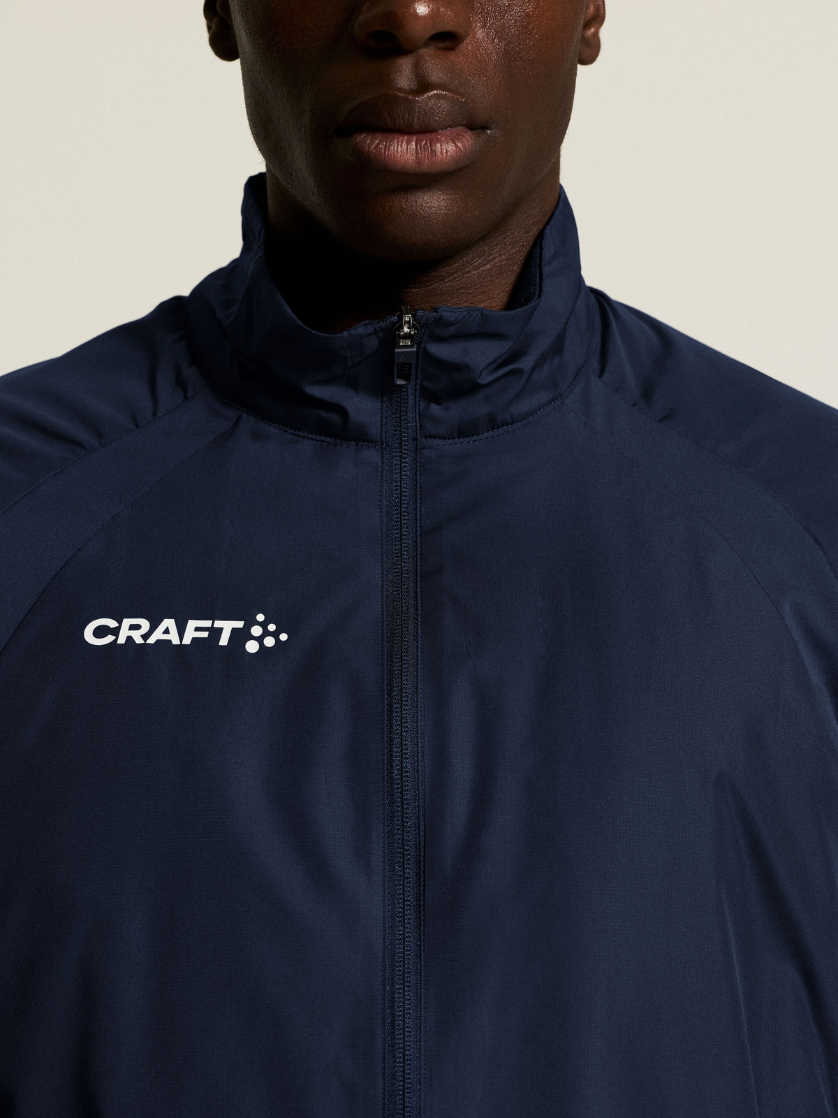Craft Ability Warm Jacket Unisex in Navy, Detailansicht