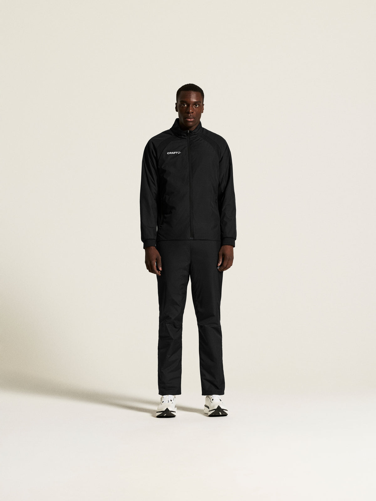 Craft Ability Warm Jacket Unisex in Schwarz, Detailansicht