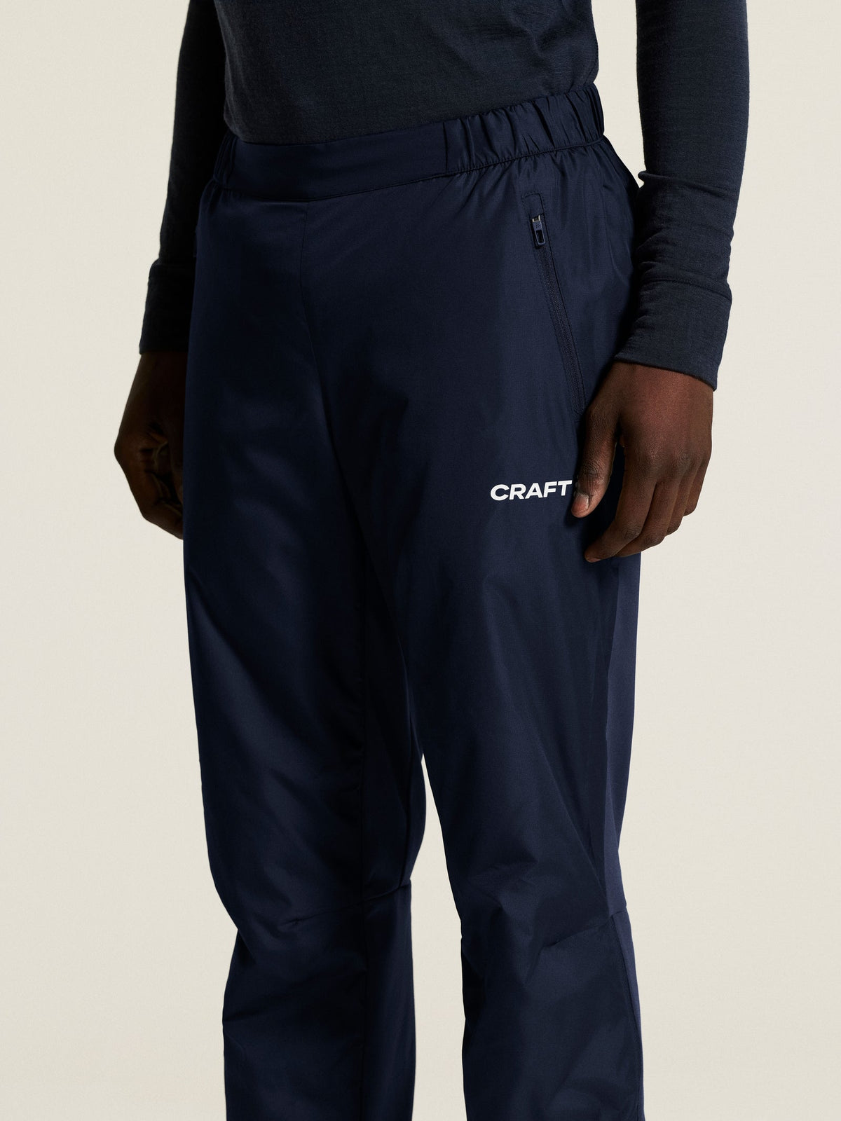 Craft Ability Warm Pants Unisex in Navy, Detailansicht