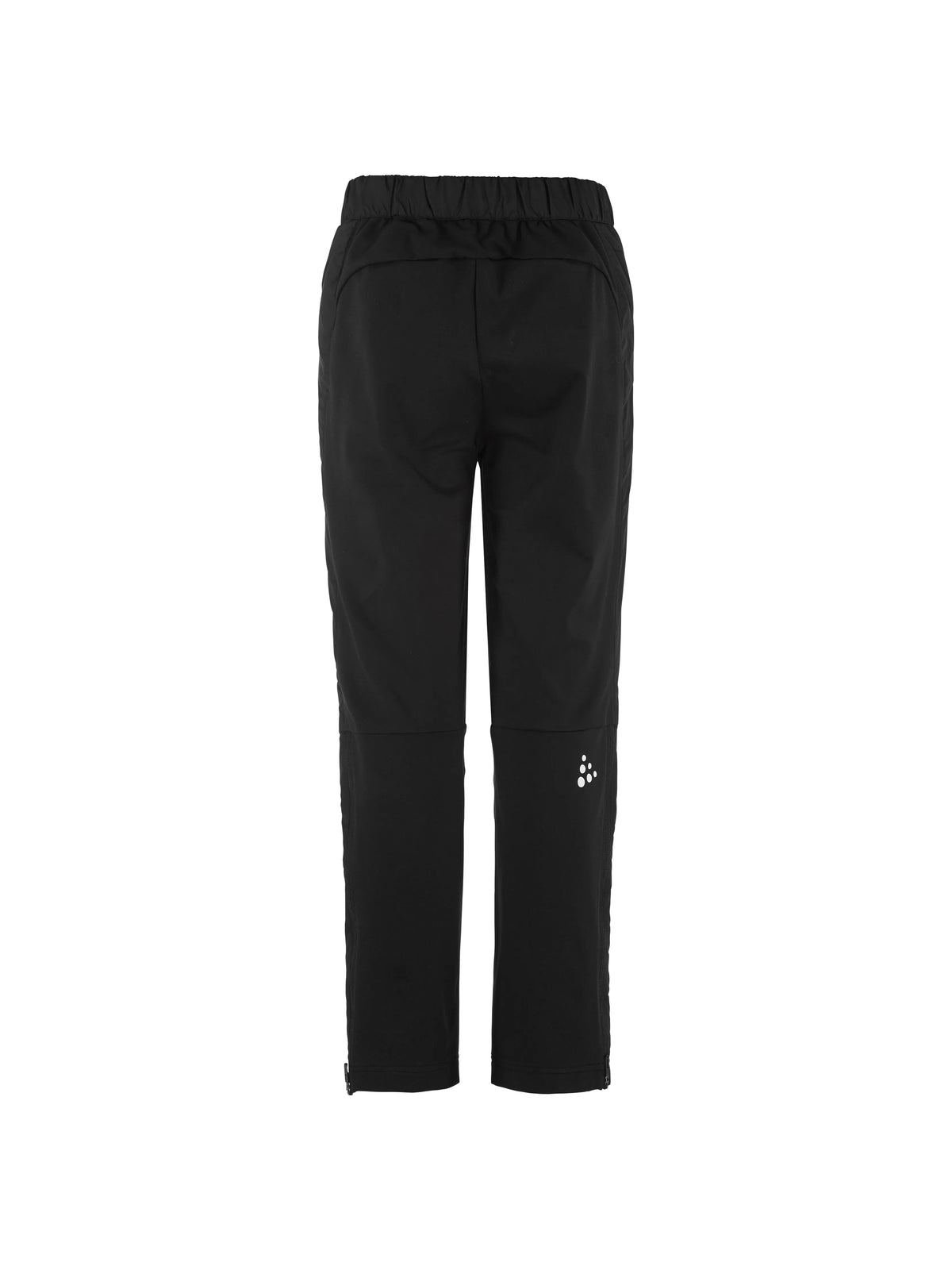 Craft Ability Warm Pants Junior in Schwarz, Rückansicht