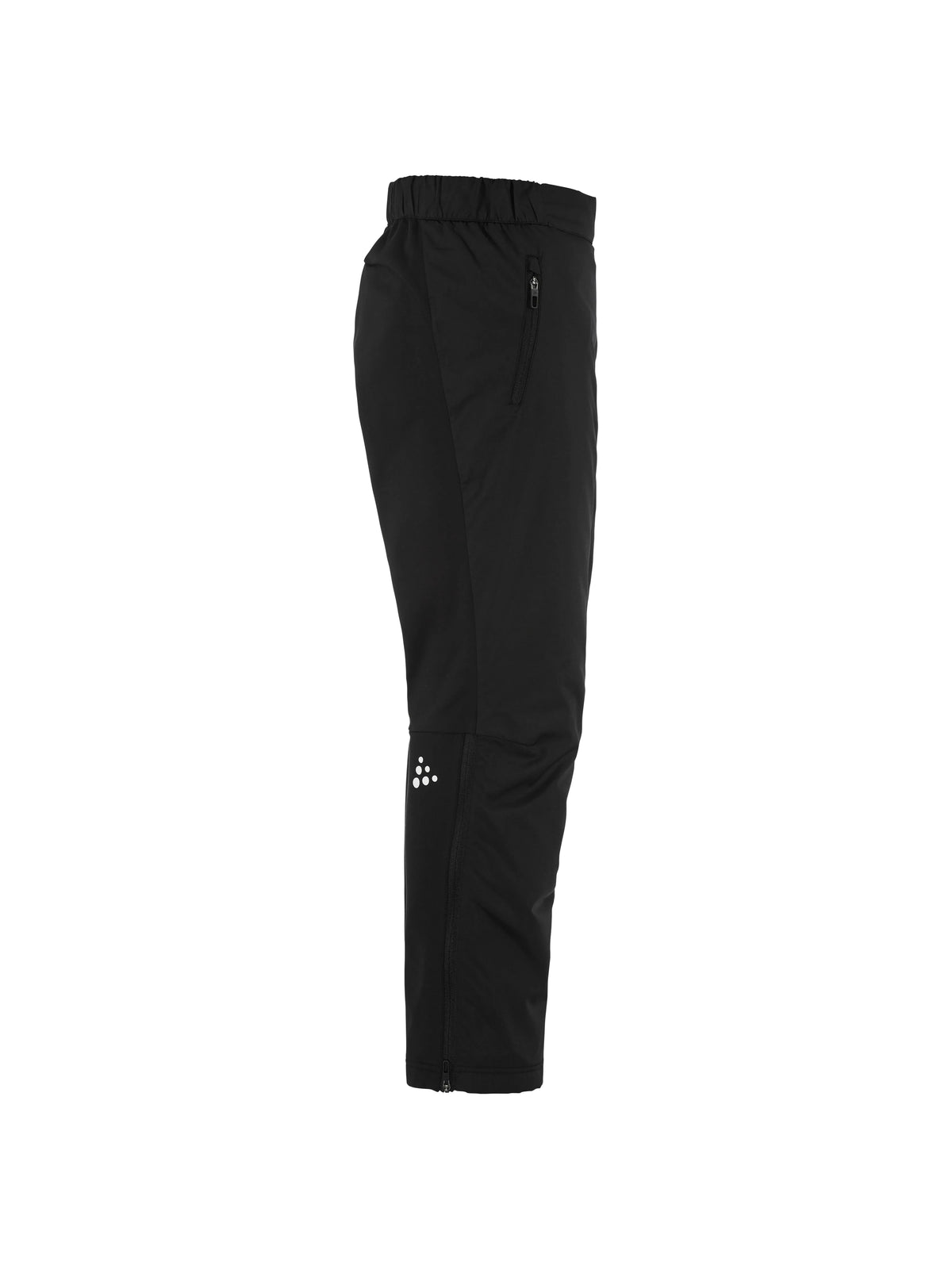 Craft Ability Warm Pants Junior in Schwarz, Seitenansicht rechts