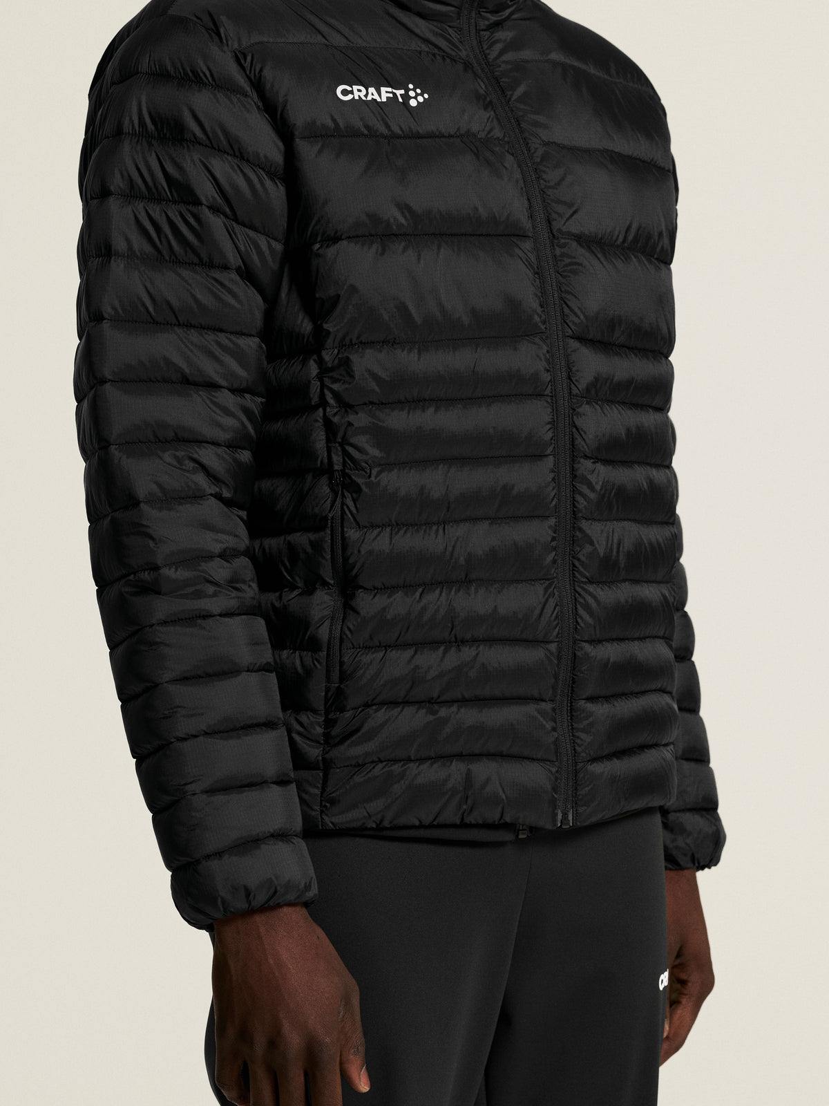 Craft Ability Isolate Jacket Herren in Schwarz, Detailansicht