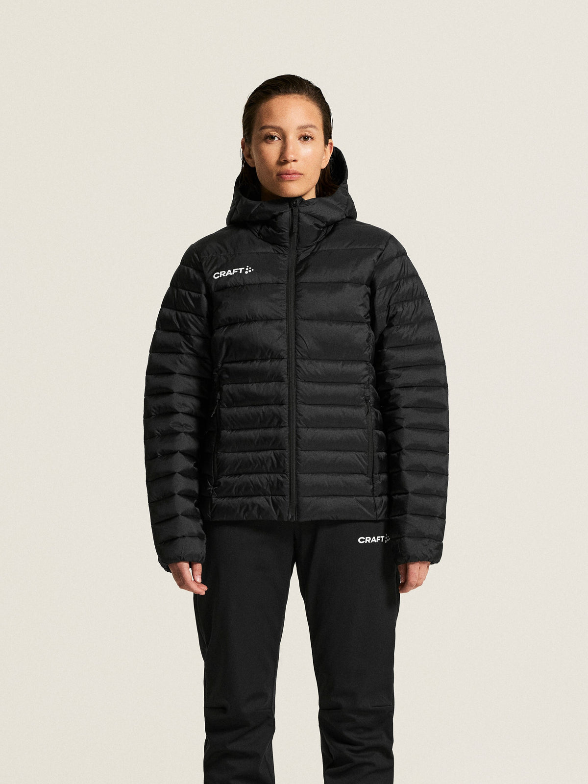 Craft Ability Isolate Jacket Damen in Schwarz, Detailansicht