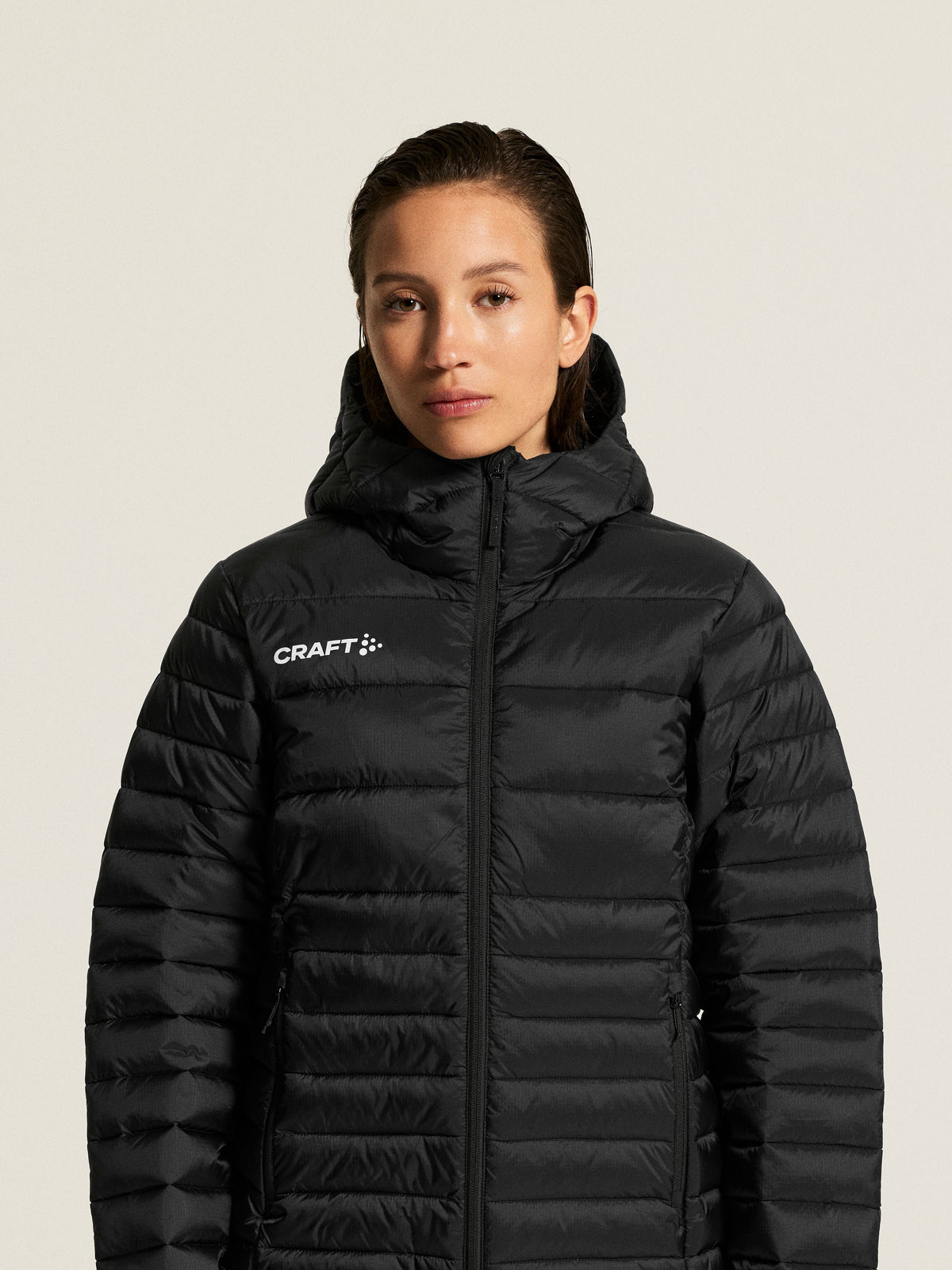 Craft Ability Isolate Jacket Damen in Schwarz, Detailansicht