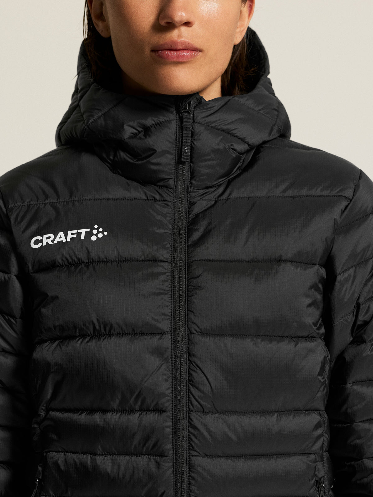 Craft Ability Isolate Jacket Damen in Schwarz, Detailansicht