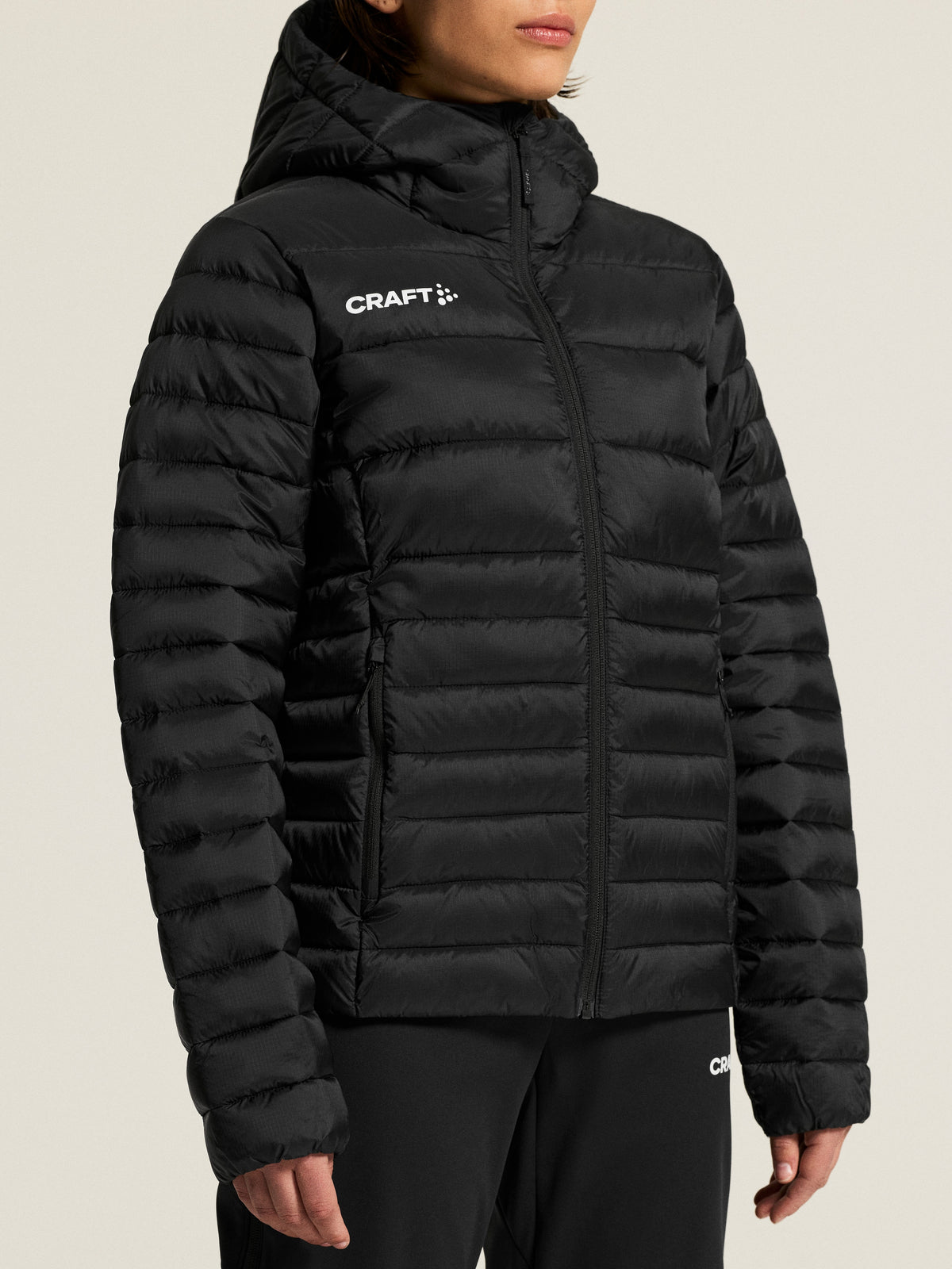 Craft Ability Isolate Jacket Damen in Schwarz, Detailansicht