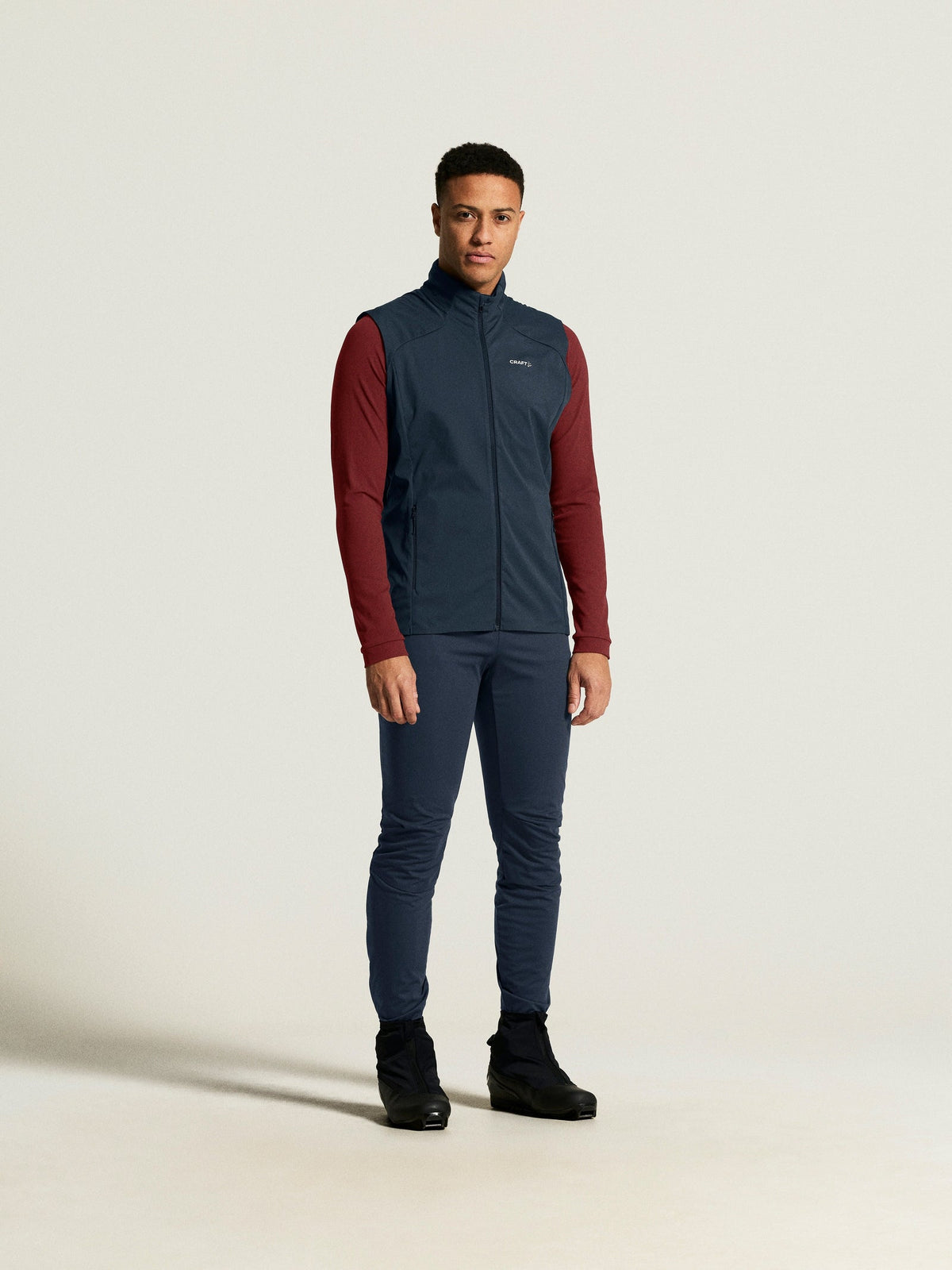 Craft Nordic Race Vest Herren in Blau, Detailansicht
