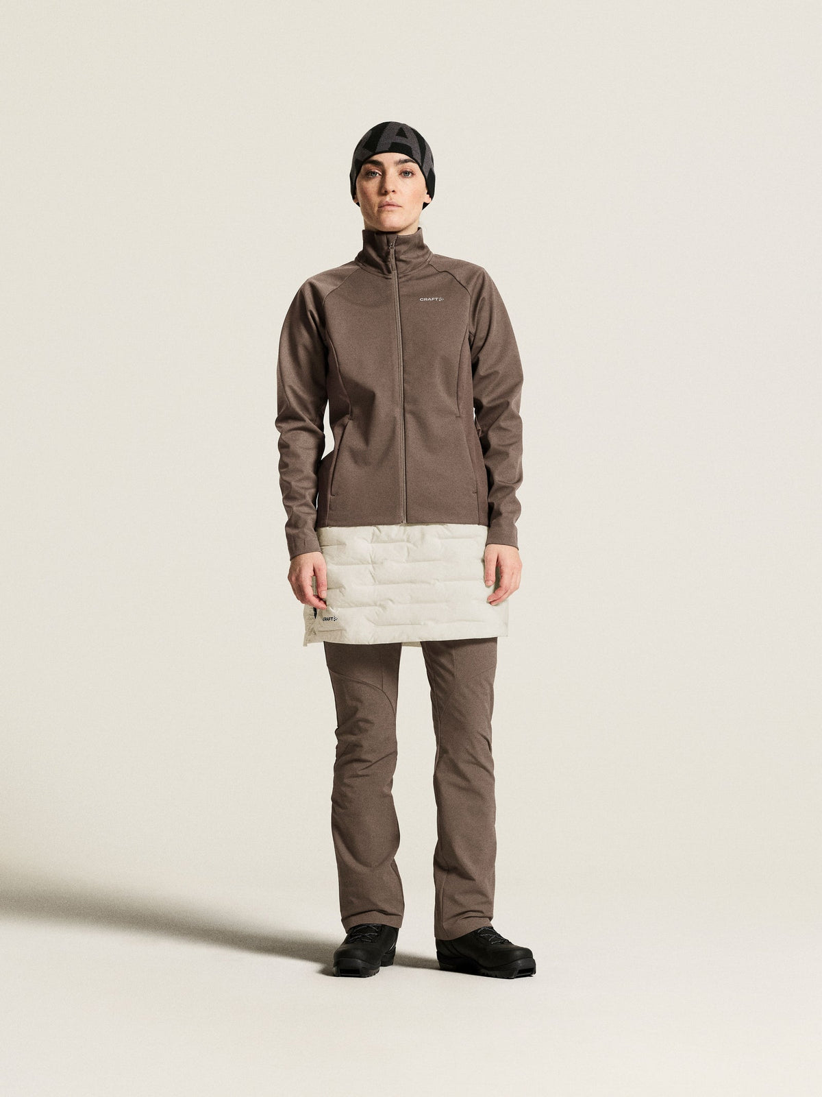 Craft Pursuit Skirt Damen in Naturweiss, Detailansicht