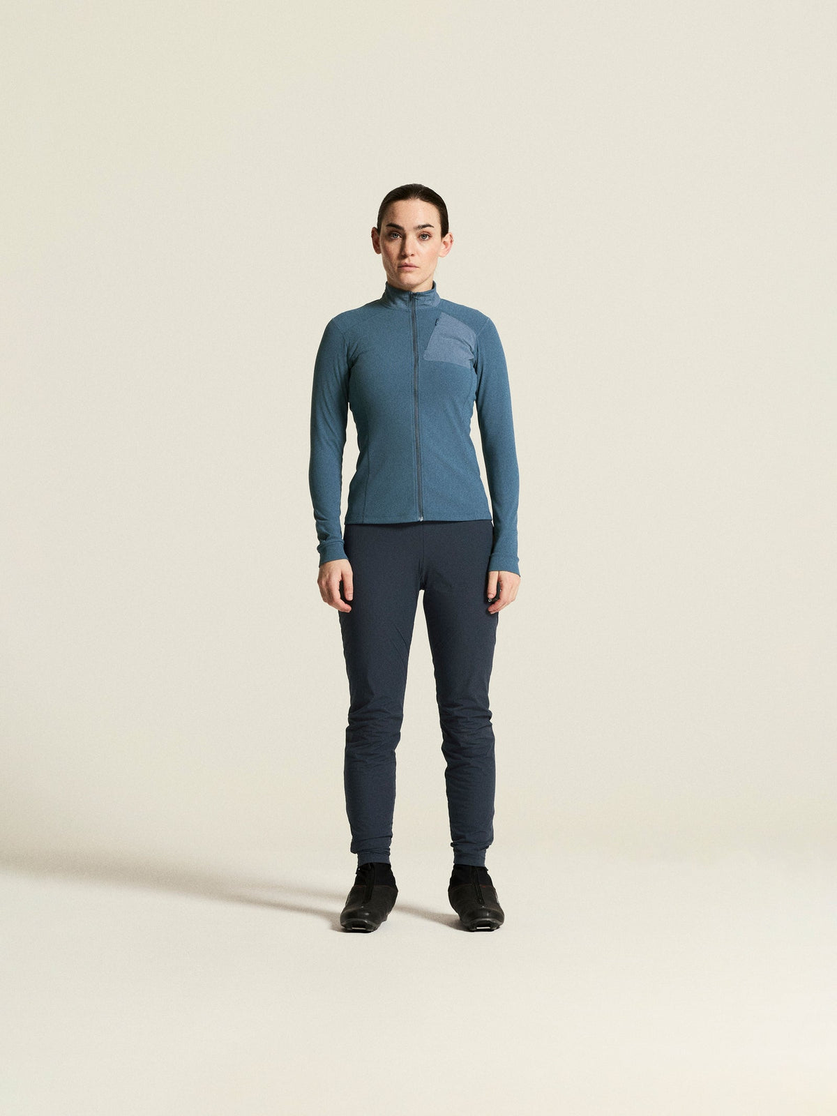 Craft FZ Midlayer Jacket Damen in Taubenblau, Detailansicht
