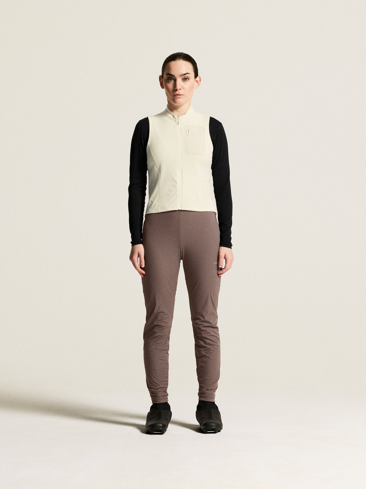 Craft Midlayer Vest Damen in Naturweiss, Detailansicht