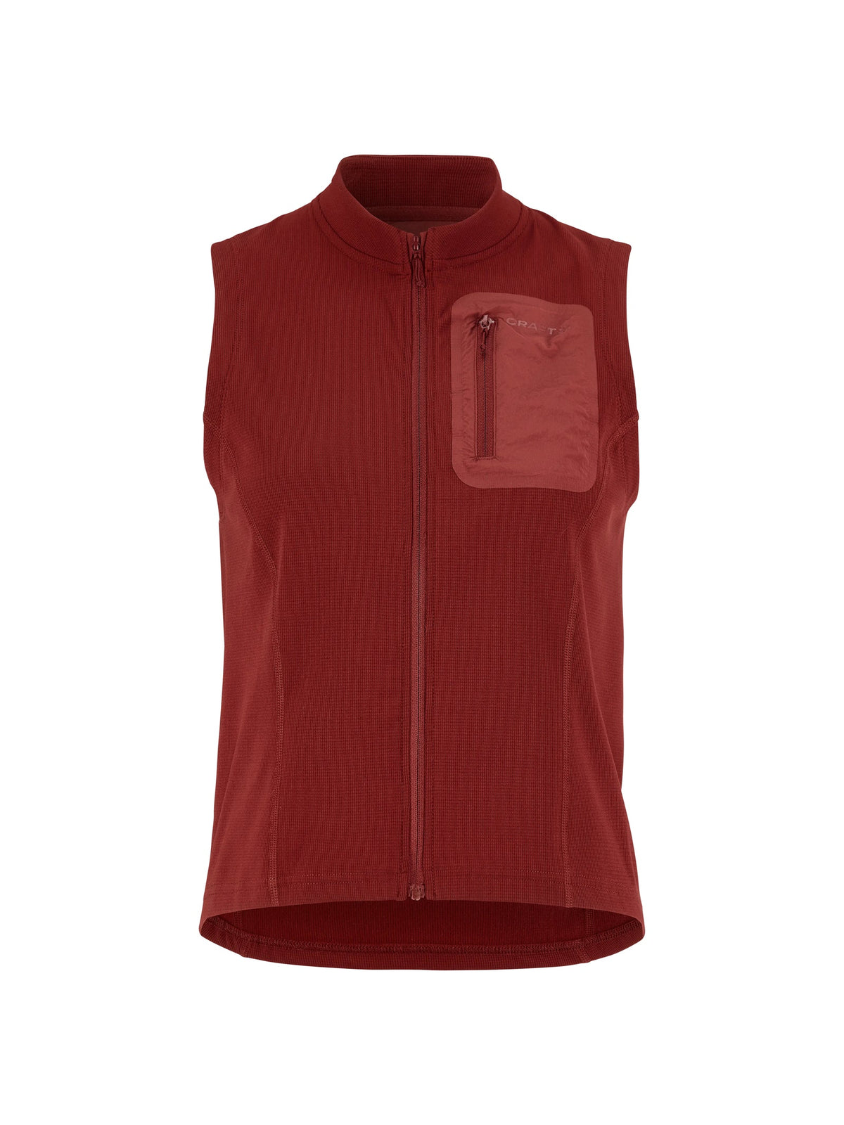 Craft Midlayer Vest Damen in Dunkelrot, Vorderansicht
