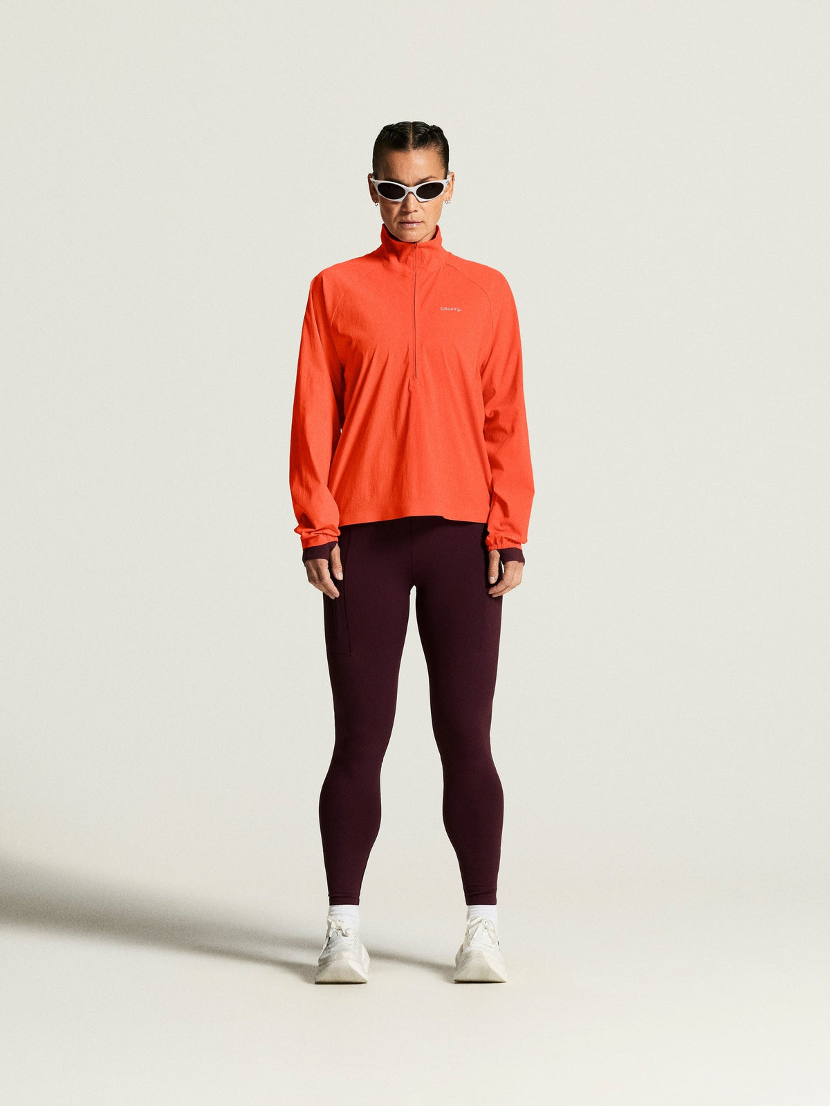 Craft Hypervent Anorak Damen in Rot, Detailansicht