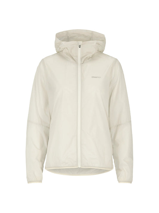 Craft Packable Wind Jacket Damen in Naturweiss, Vorderansicht