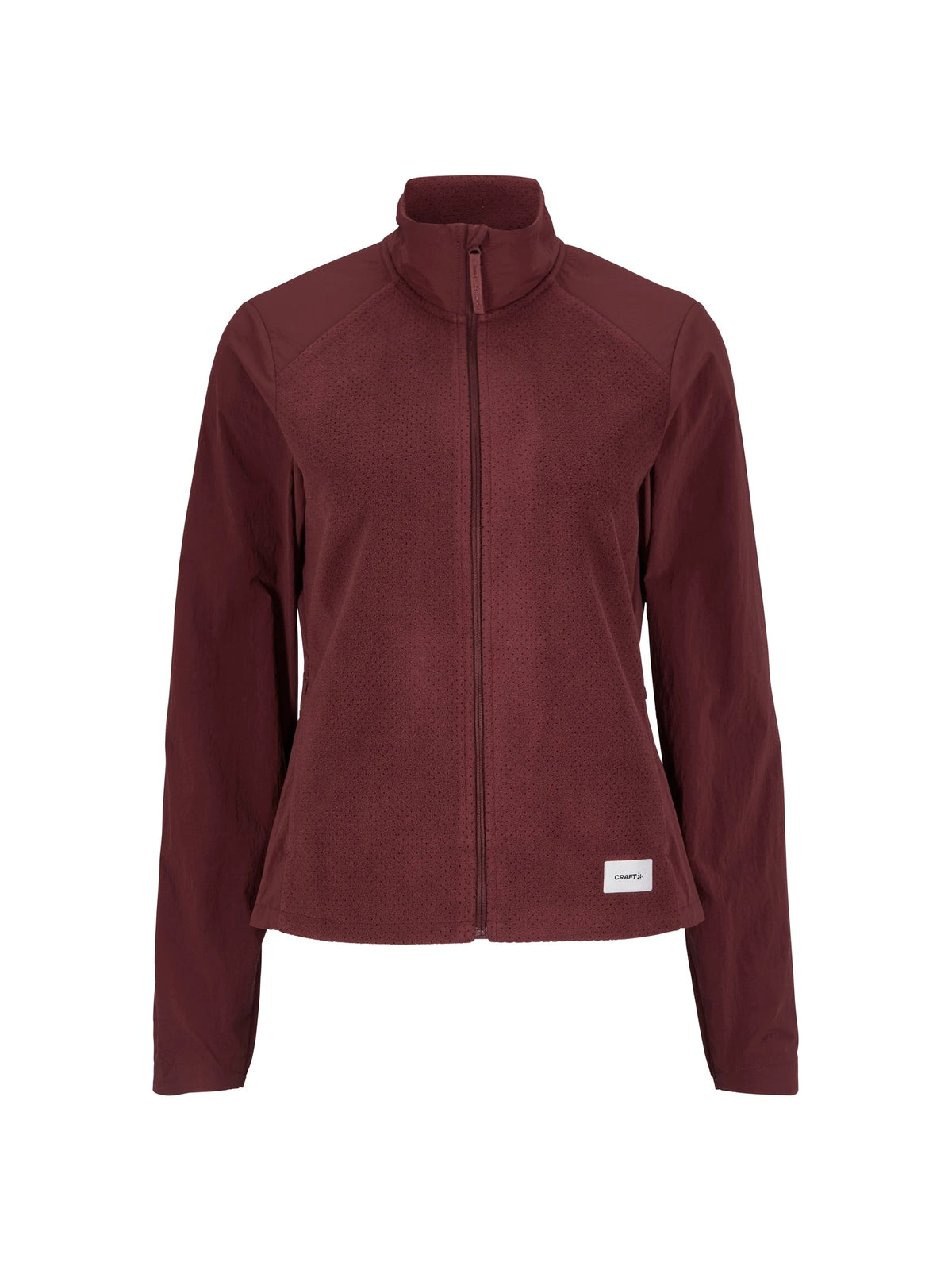 Craft Fleece Jersey Jacket Damen in Rot, Vorderansicht