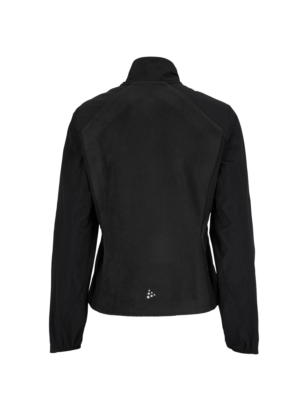 Craft Fleece Jersey Jacket Damen in Schwarz, Rückansicht