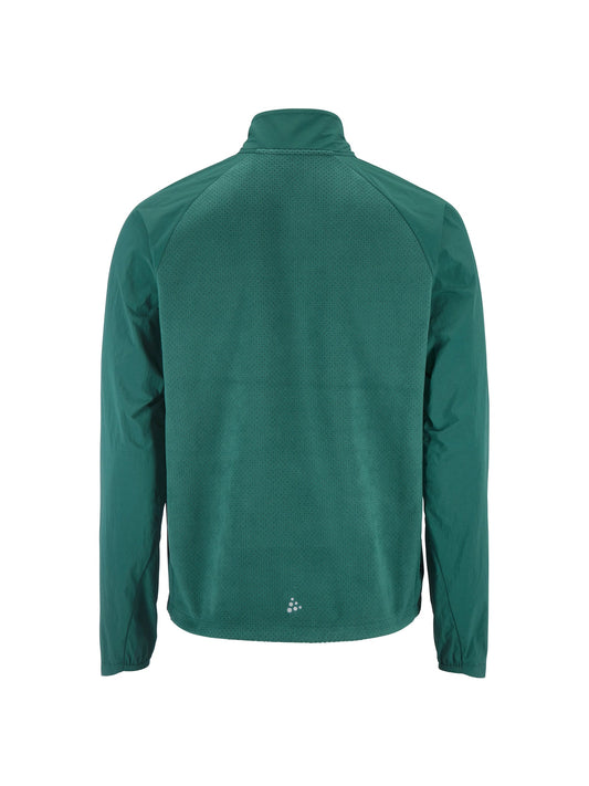 Craft Fleece Jersey Jacket Herren in Grün, Rückansicht