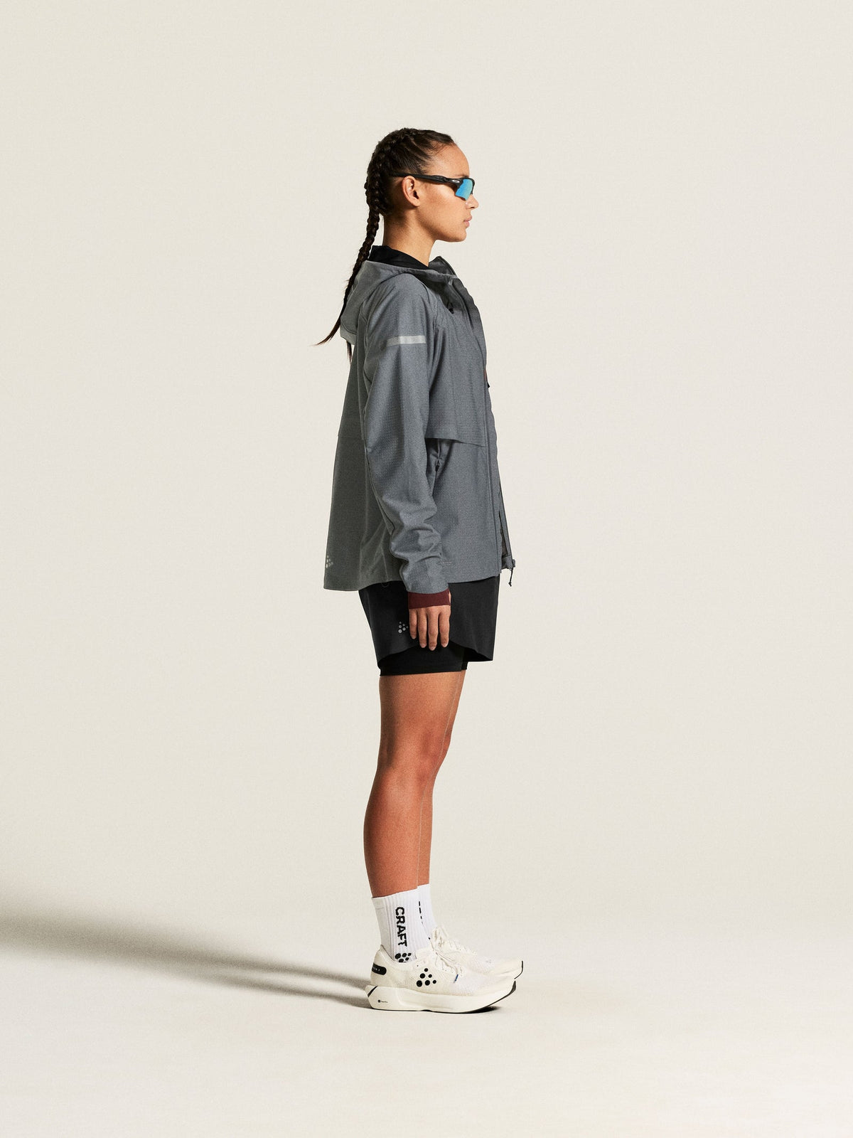 Craft Hydro Shorts Damen in Schwarz, Detailansicht