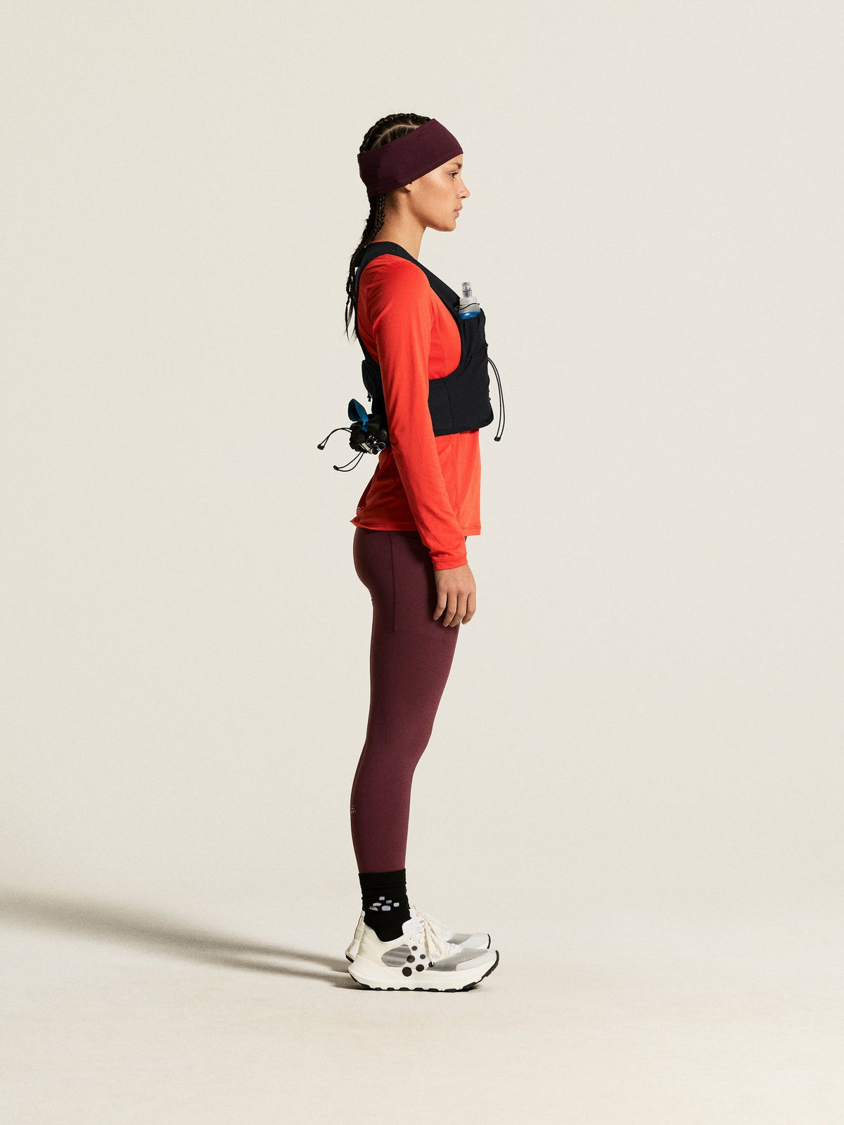 Craft Light Hydration Vest in Schwarz, Detailansicht