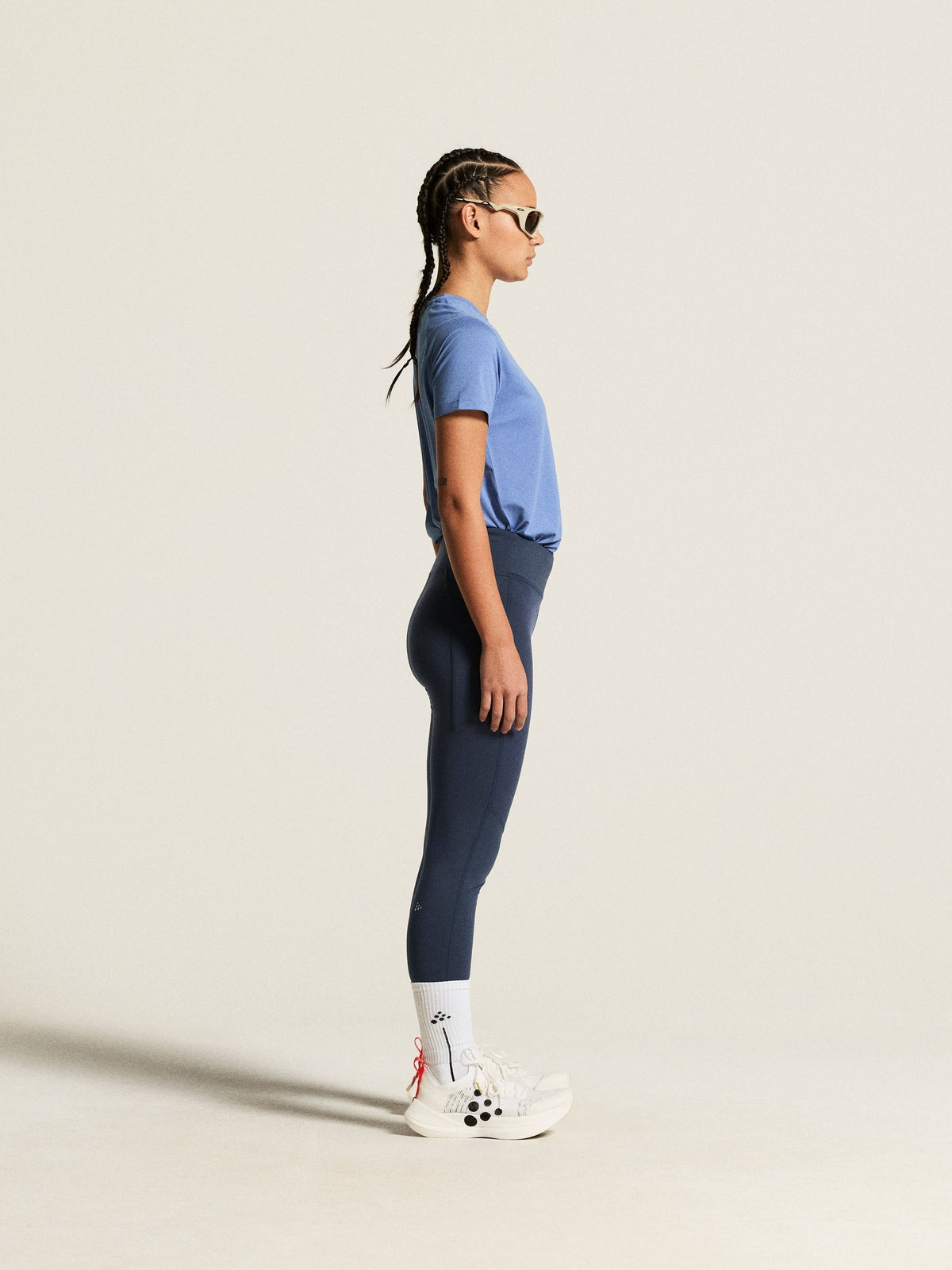 Craft Essence Logo Tee 2 Damen in Blau, Detailansicht