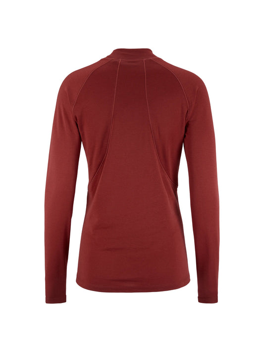 Craft Thermal Baselayer Set 2 Damen in Dunkelrot, Rückansicht
