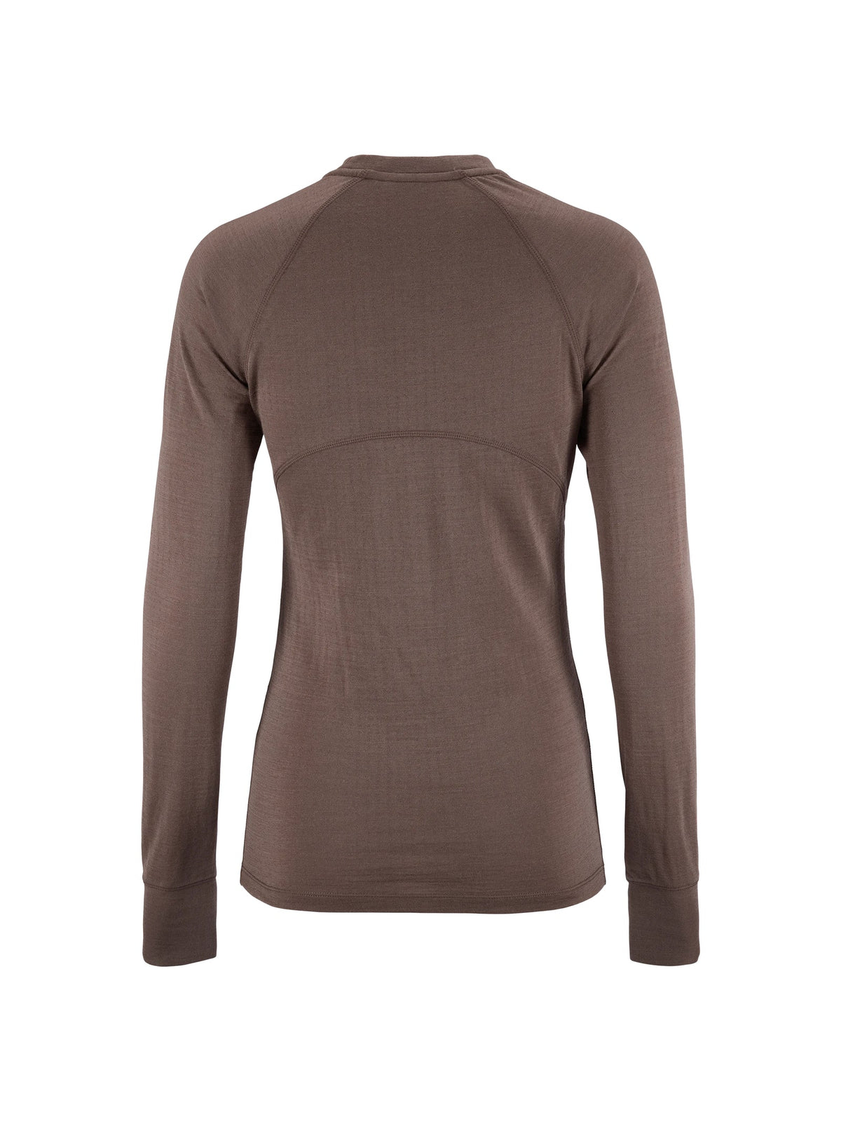 Craft Wool Comfort RN LS Damen in Braun, Rückansicht