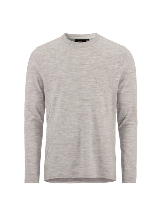 Craft Wool 95 LS CN Herren in Grau meliert, Vorderansicht