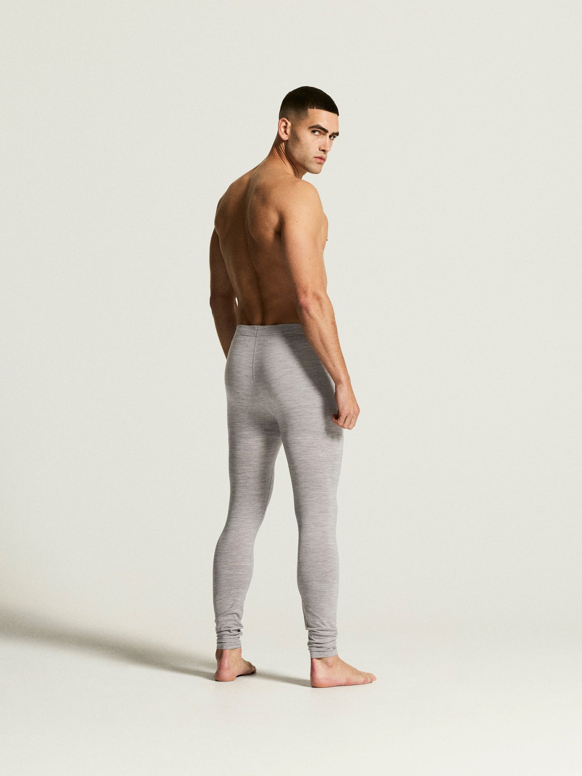 Craft Wool 95 Pants Herren in Grau meliert, Detailansicht