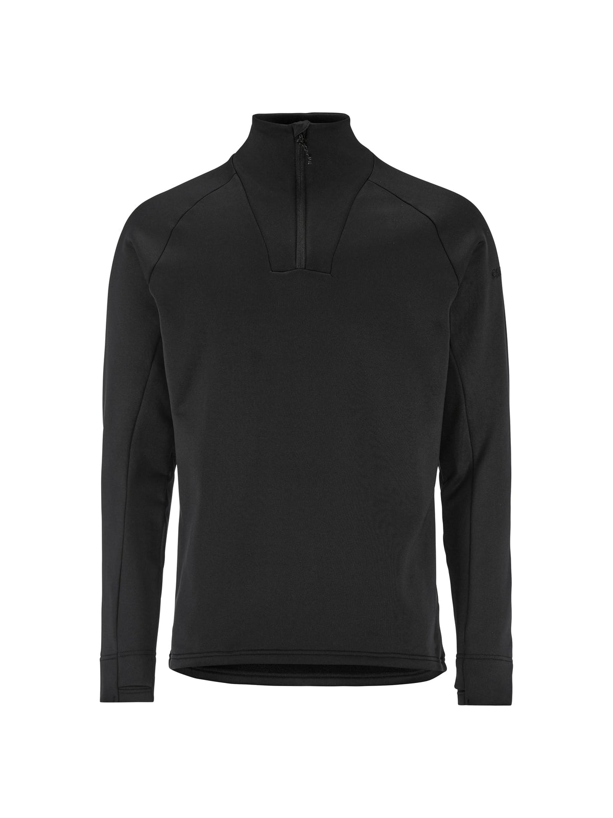 Craft Explore Power Fleece Half Zip Herren in Schwarz, Vorderansicht