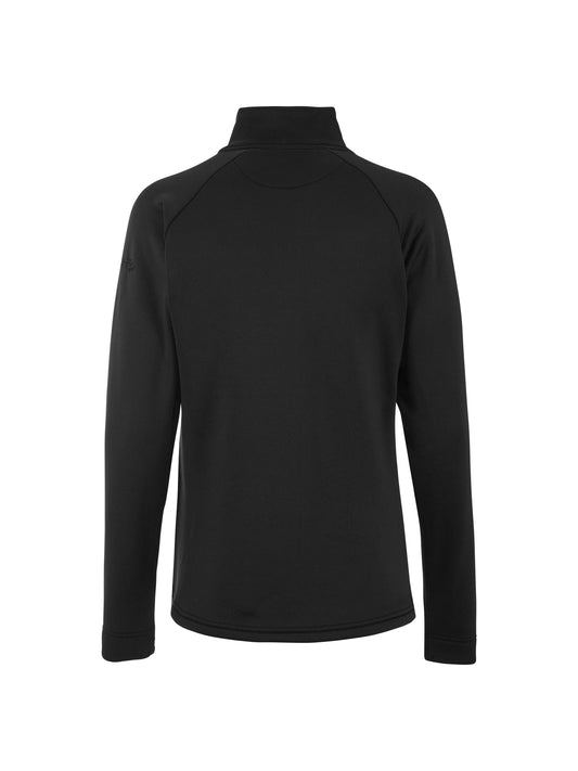 Craft Explore Power Fleece Half Zip Damen in Schwarz, Rückansicht