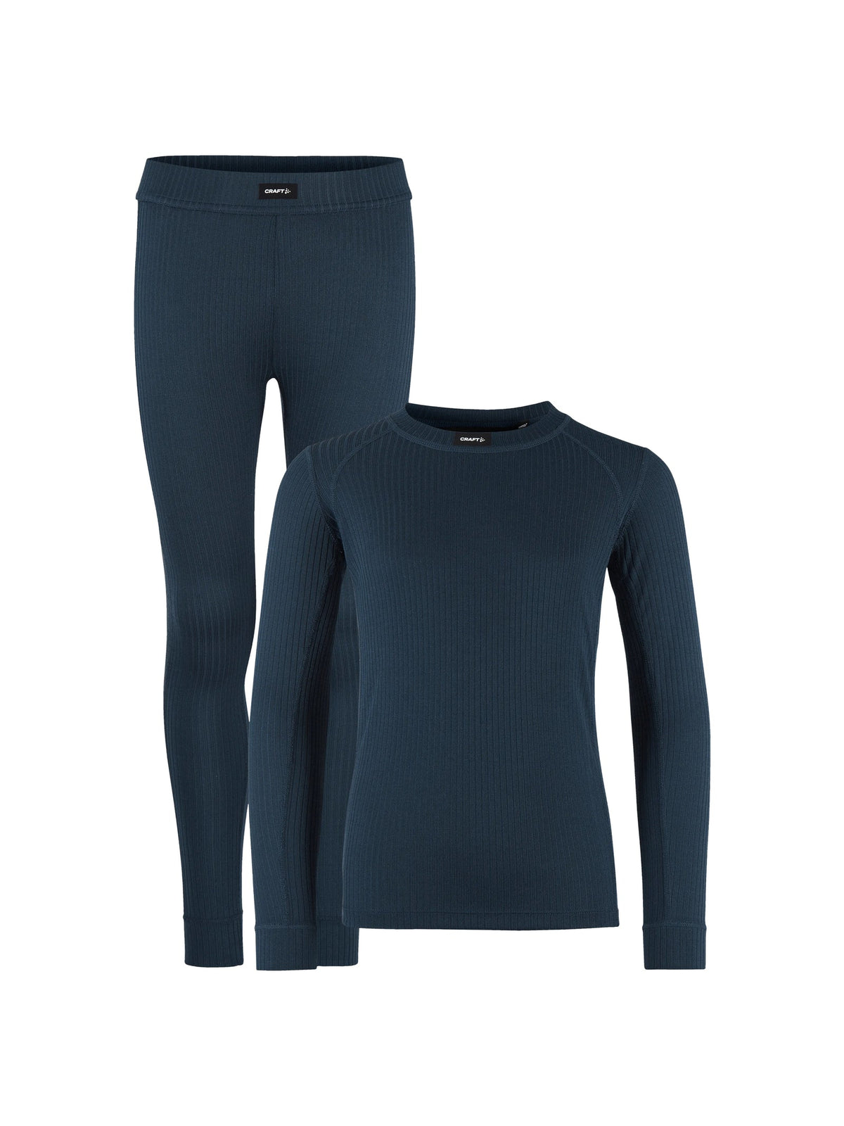 Craft Baselayer Set 2 Junior in Einfarbig, Vorderansicht