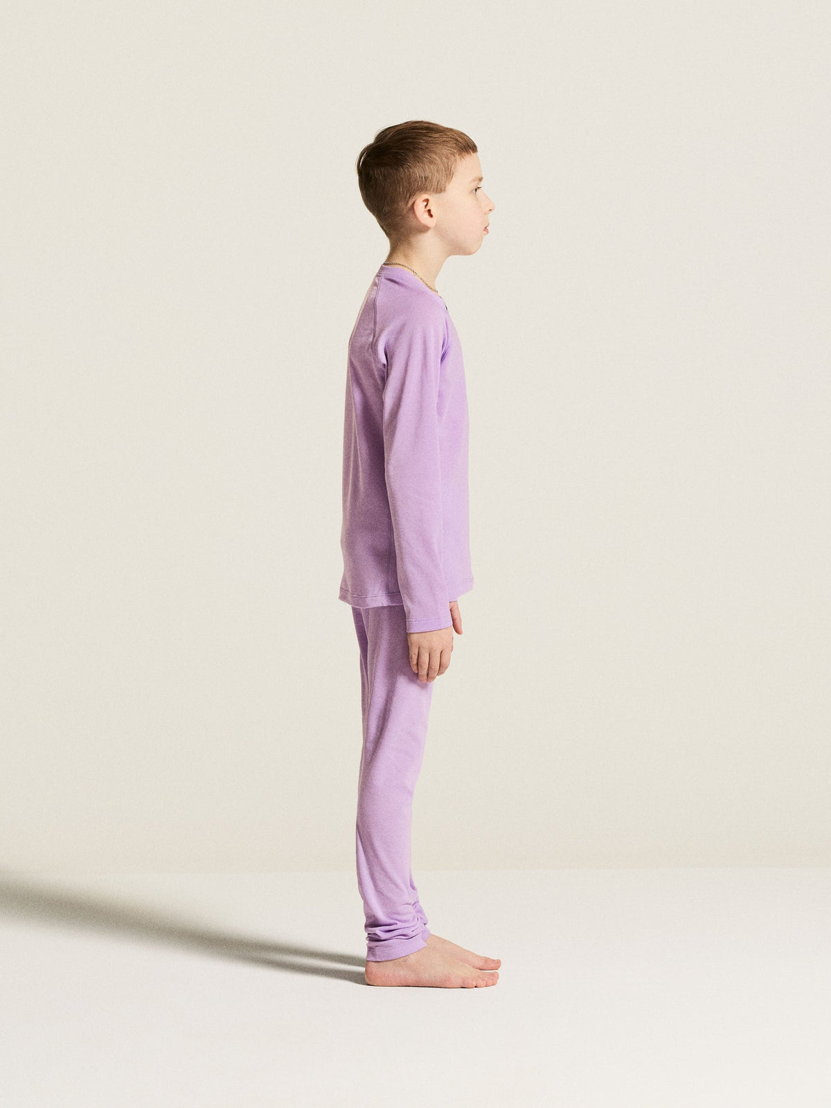 Craft Thermal Baselayer Set 2 Junior in Flieder, Detailansicht