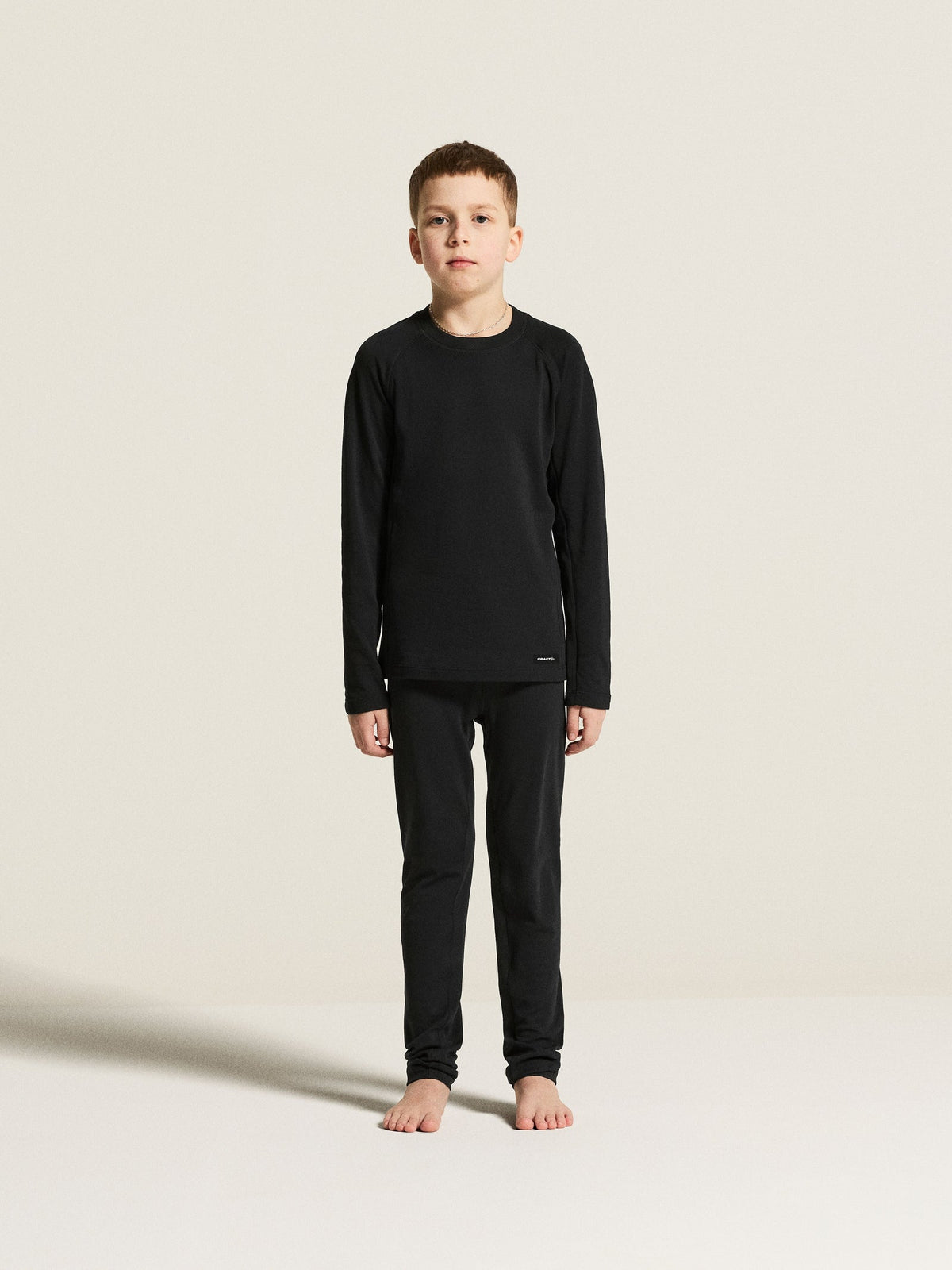 Craft Thermal Baselayer Set 2 Junior in Schwarz, Detailansicht
