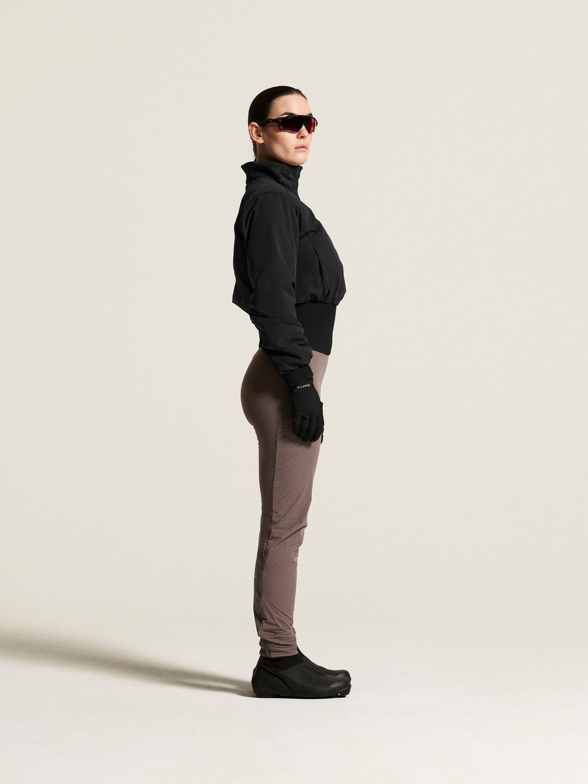 Craft Thermal Cropped Jacket Damen in Schwarz, Detailansicht