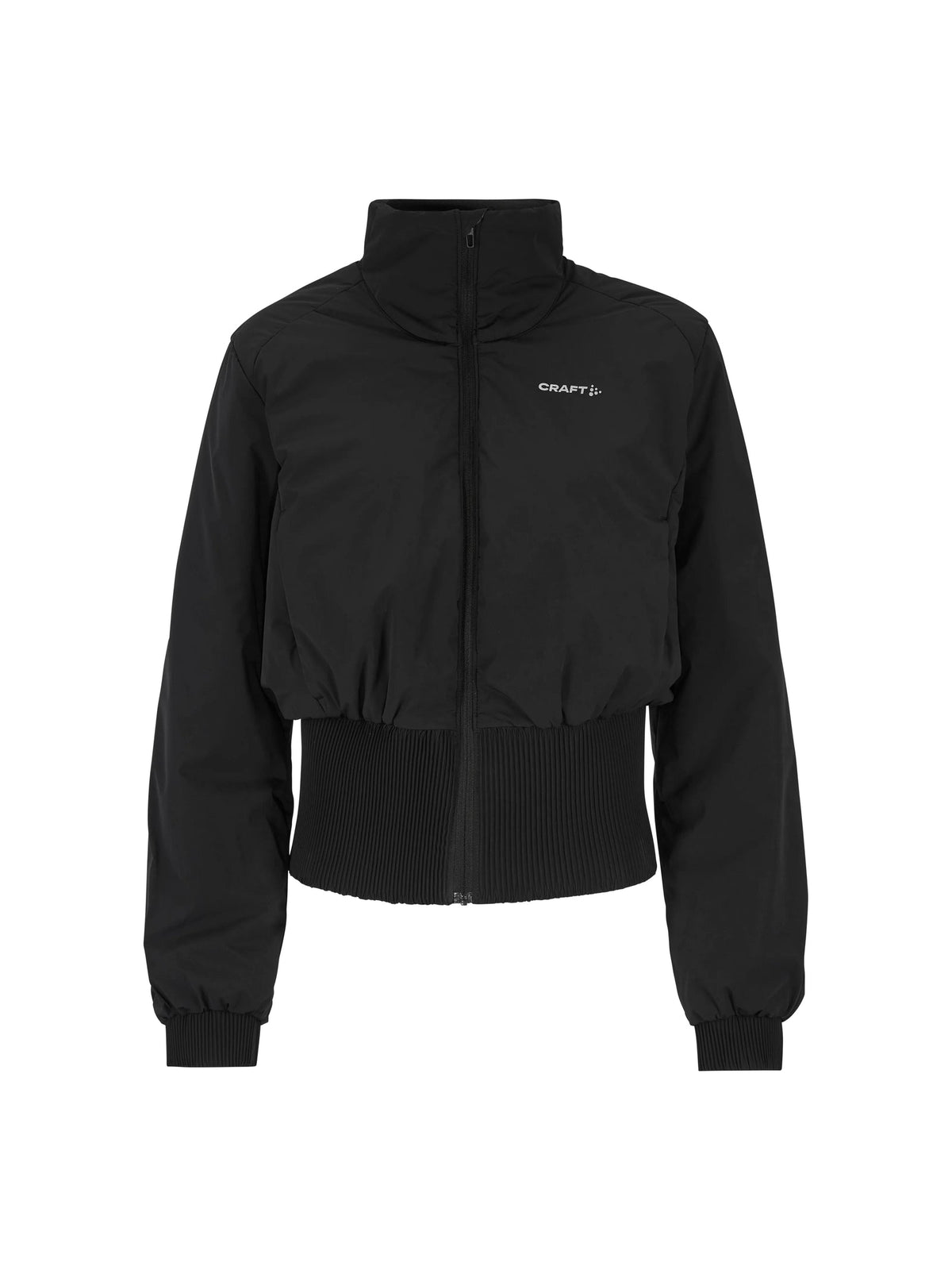 Craft Thermal Cropped Jacket Damen in Schwarz, Vorderansicht