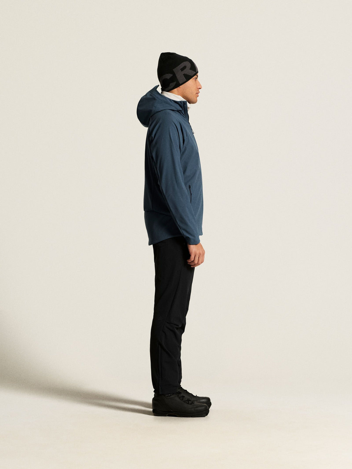 Craft Escape Hood Jacket Herren in Blau, Detailansicht