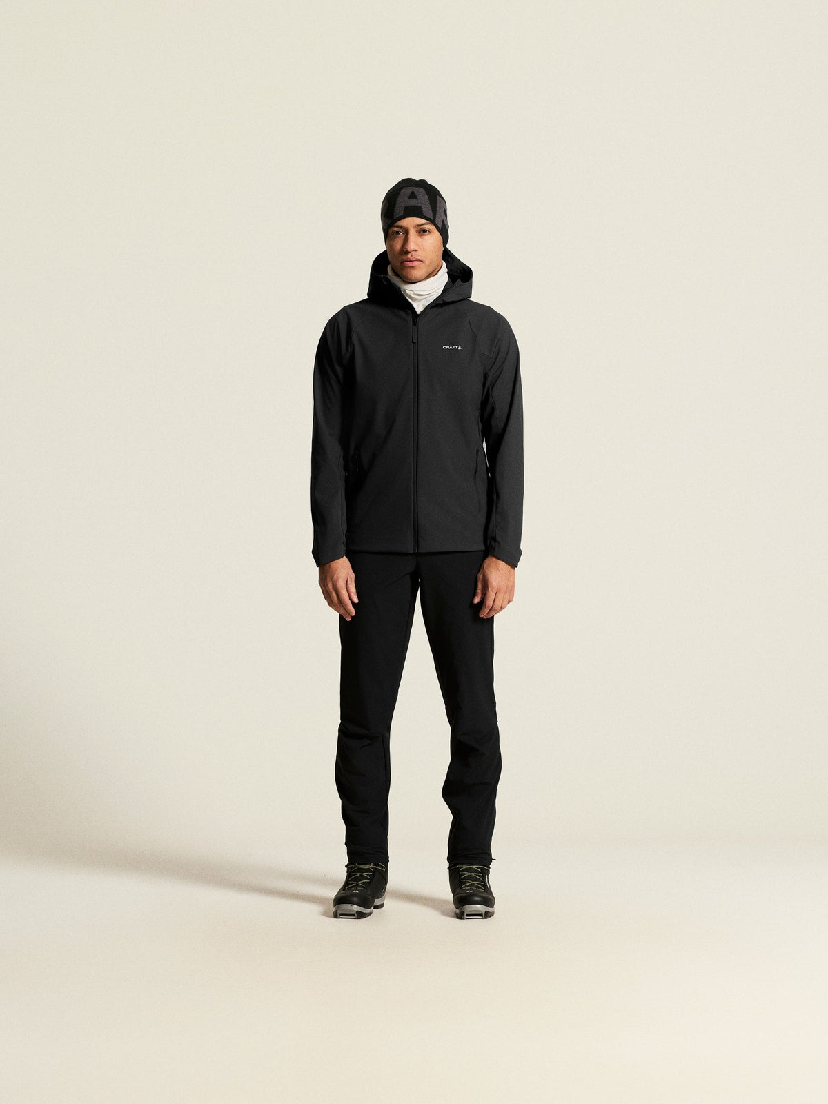 Craft Escape Hood Jacket Herren in Einfarbig, Detailansicht