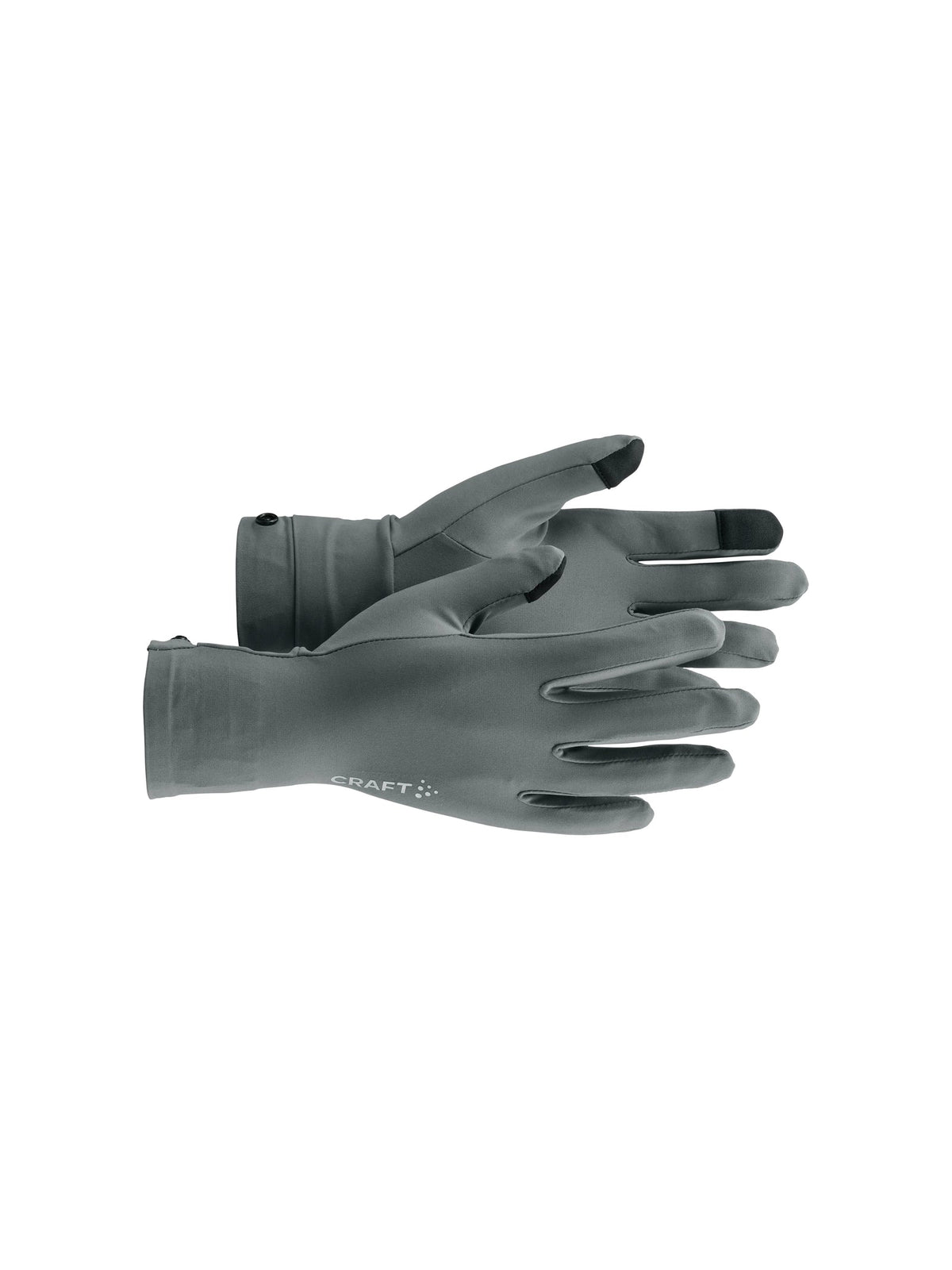 Craft Essence Running Glove in Grau, Vorderansicht