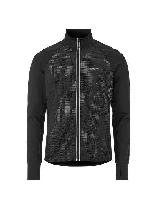 Craft SubZ Lumen Jacket Herren in Schwarz/Grau, Vorderansicht